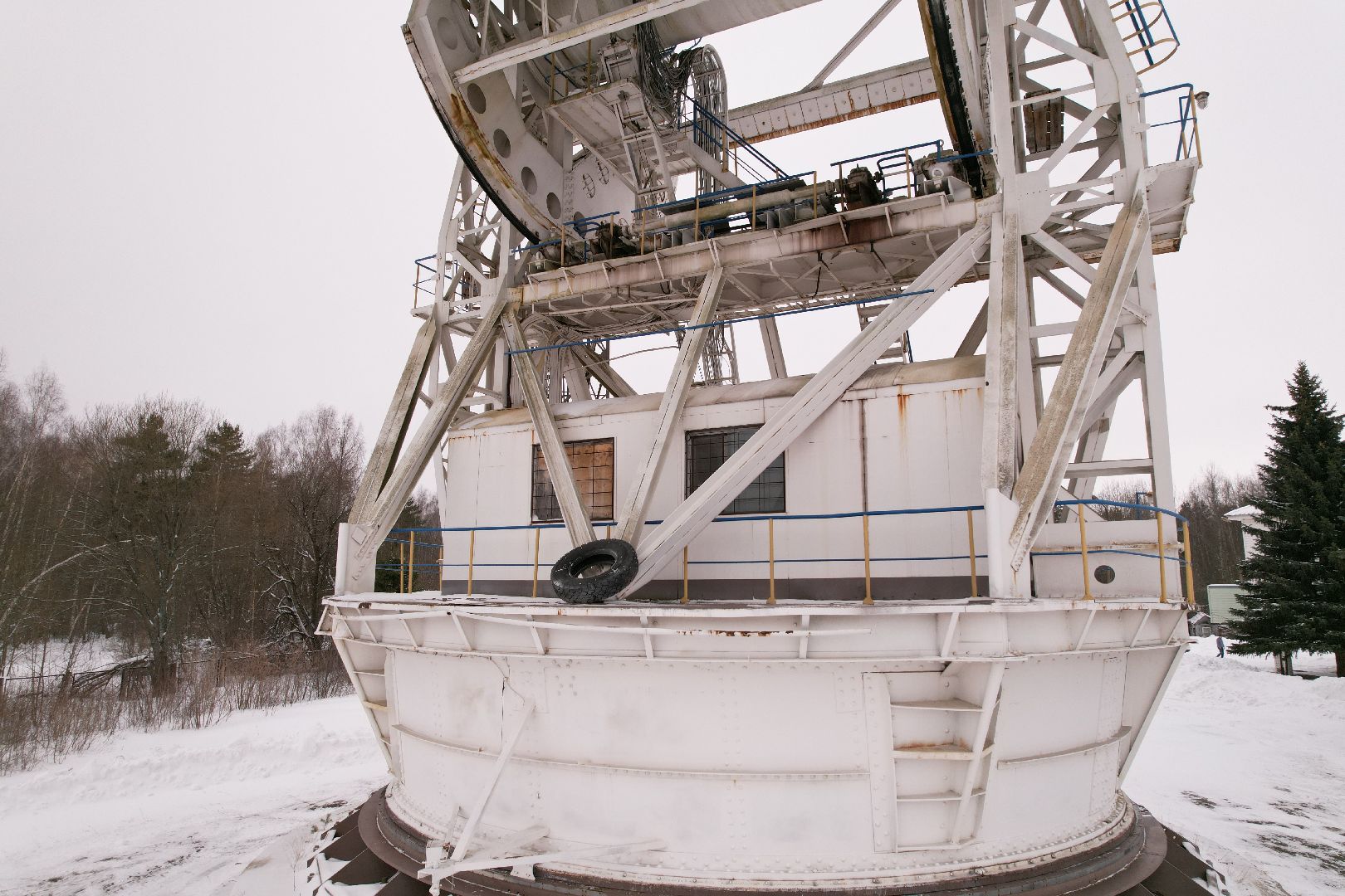 видео с коптера, пущино, абсерватория,