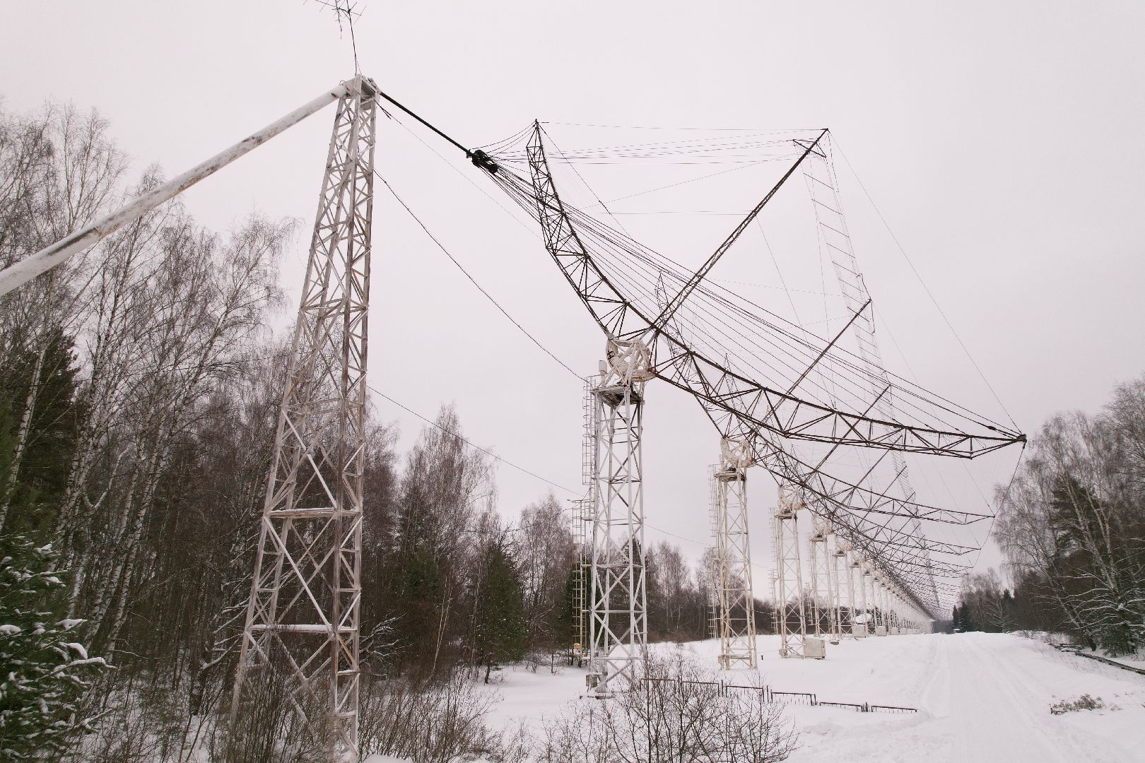 видео с коптера, пущино, абсерватория,