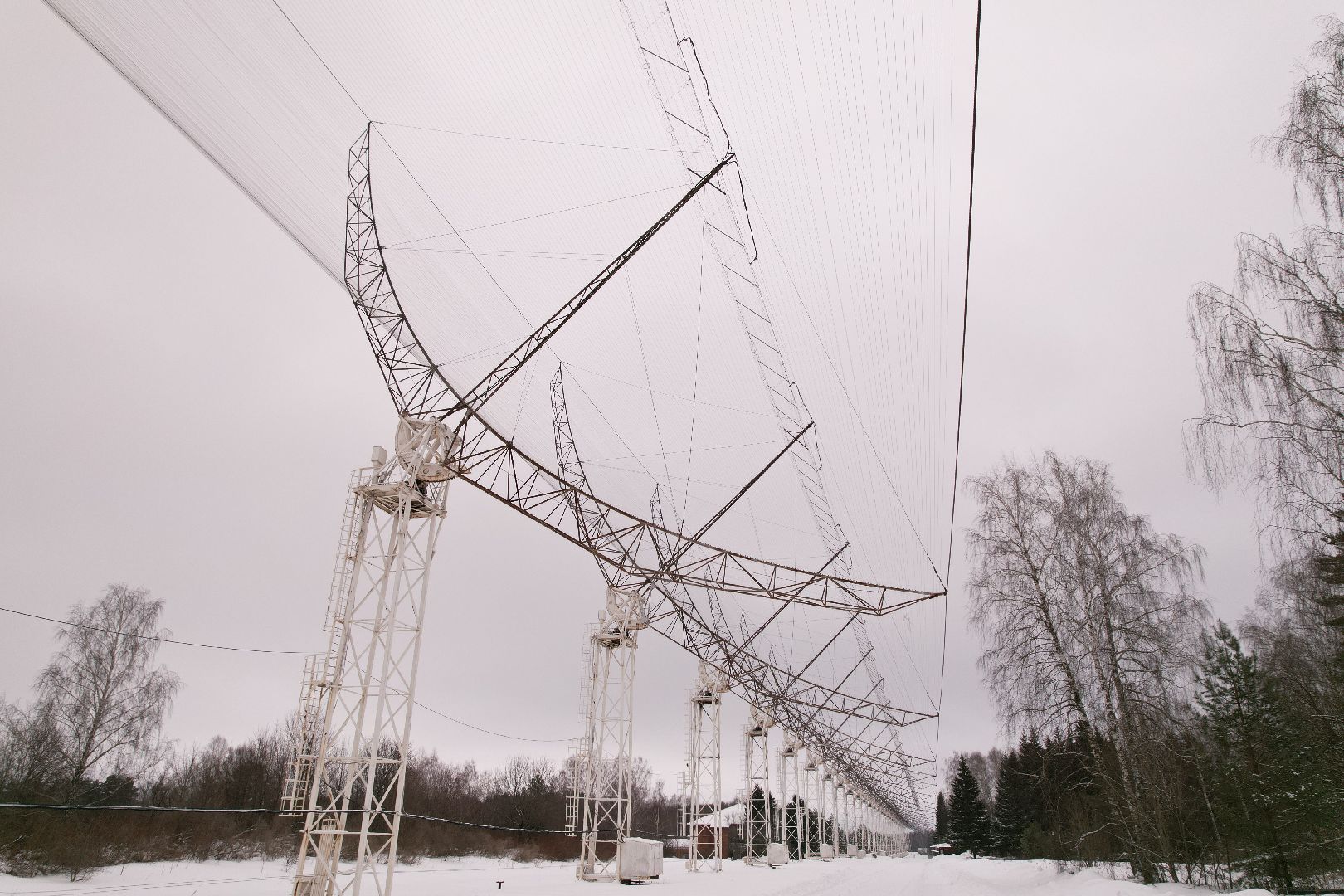 видео с коптера, пущино, абсерватория,