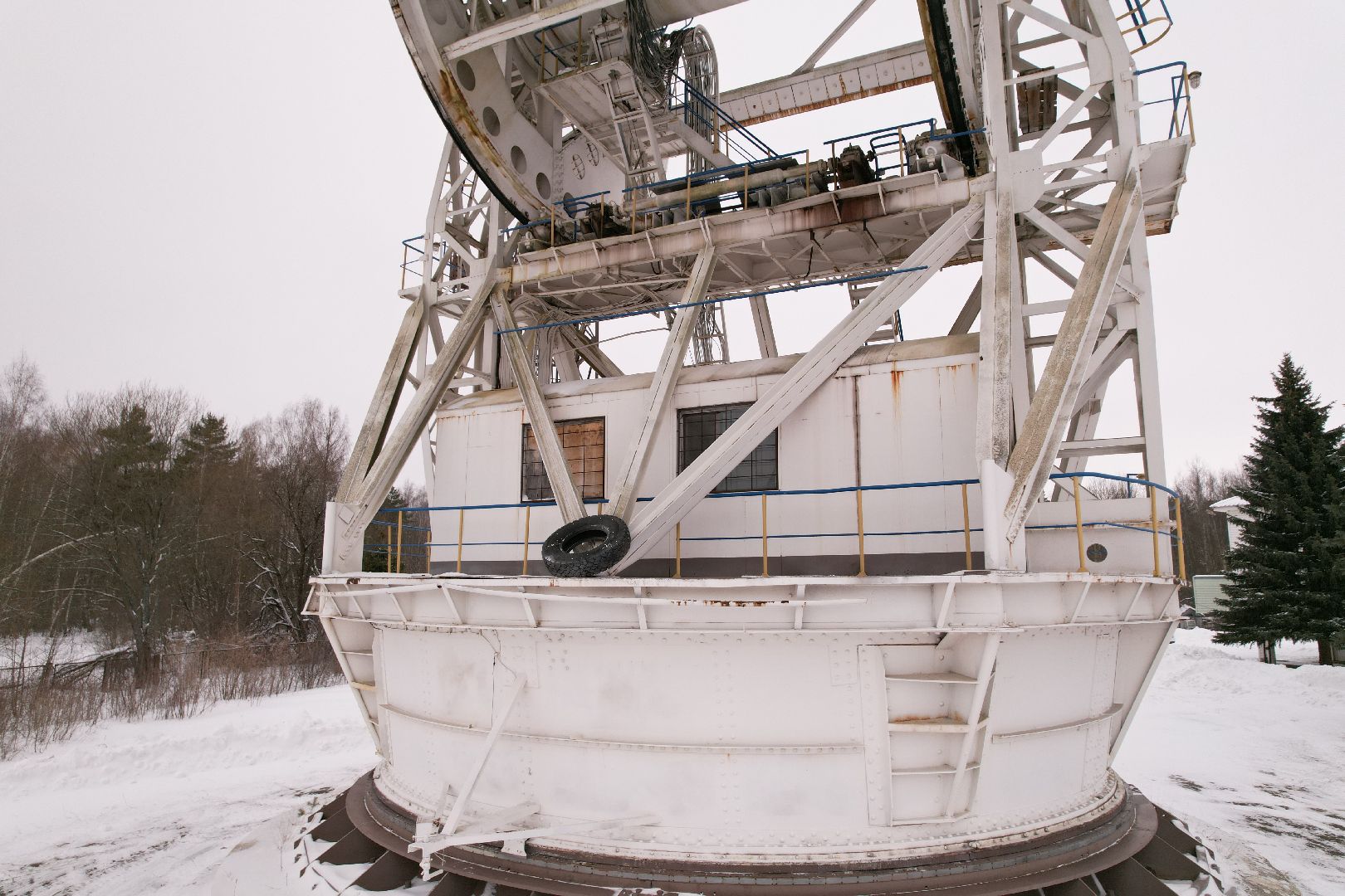 видео с коптера, пущино, абсерватория,