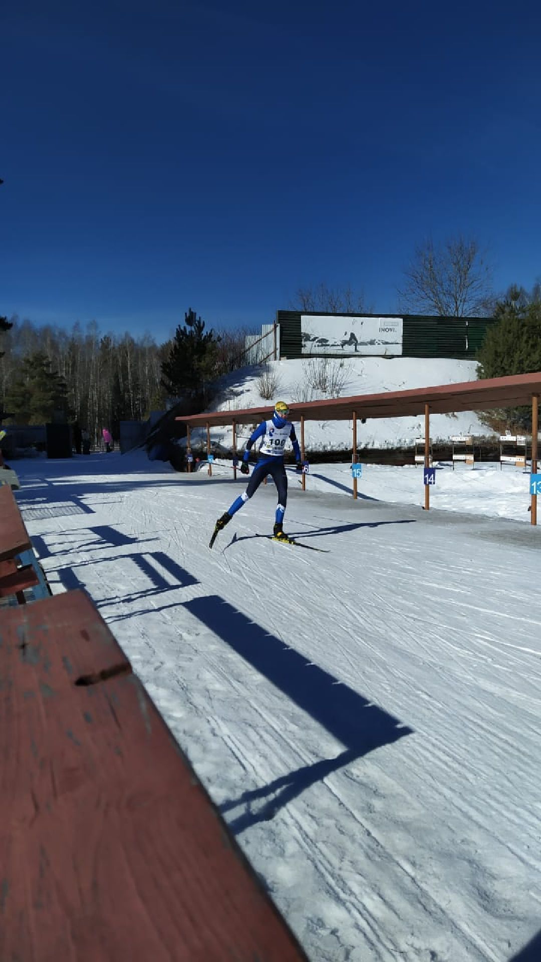 стадион, снег, детский спорт,