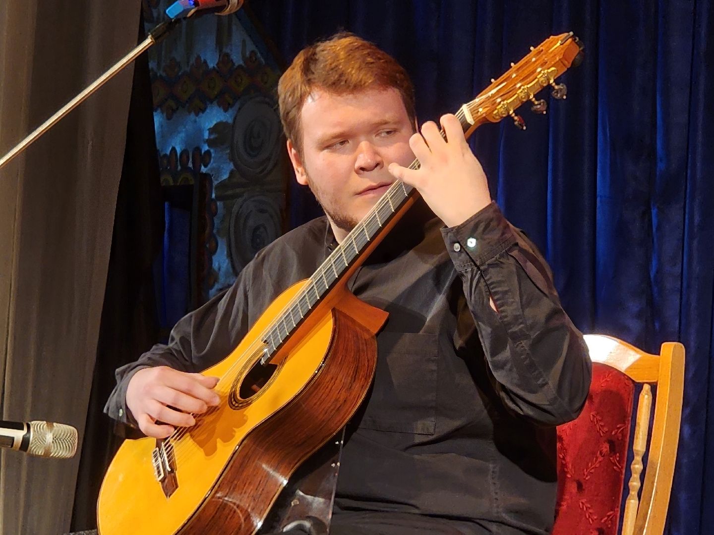 концерт классической музыки, гитара,