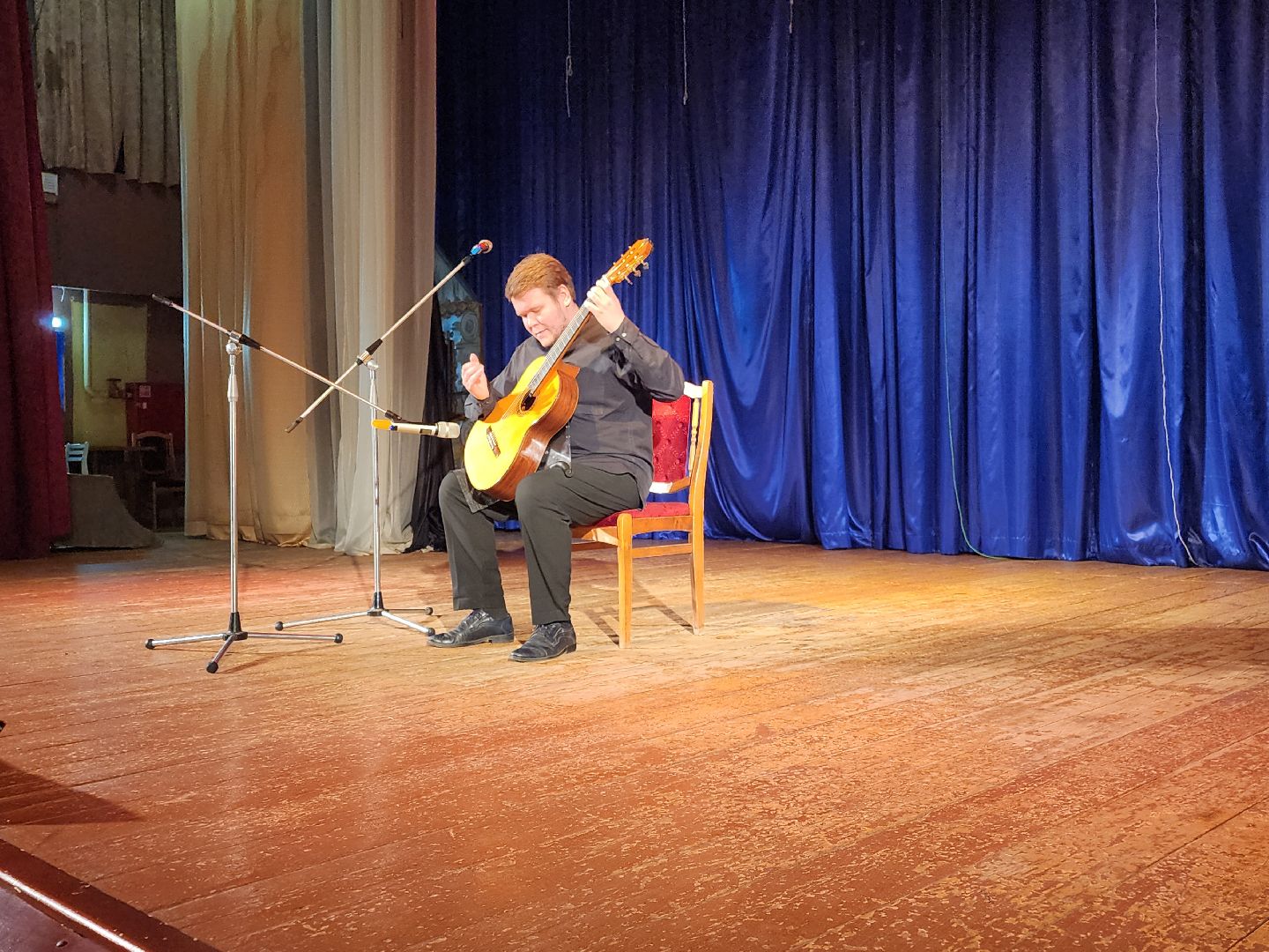 концерт классической музыки, гитара,