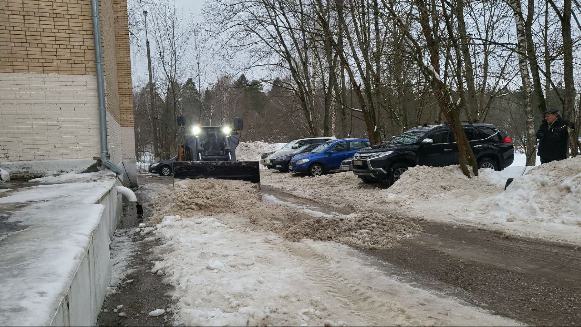 Власиха, Уборка дорог, Вывоз снега,