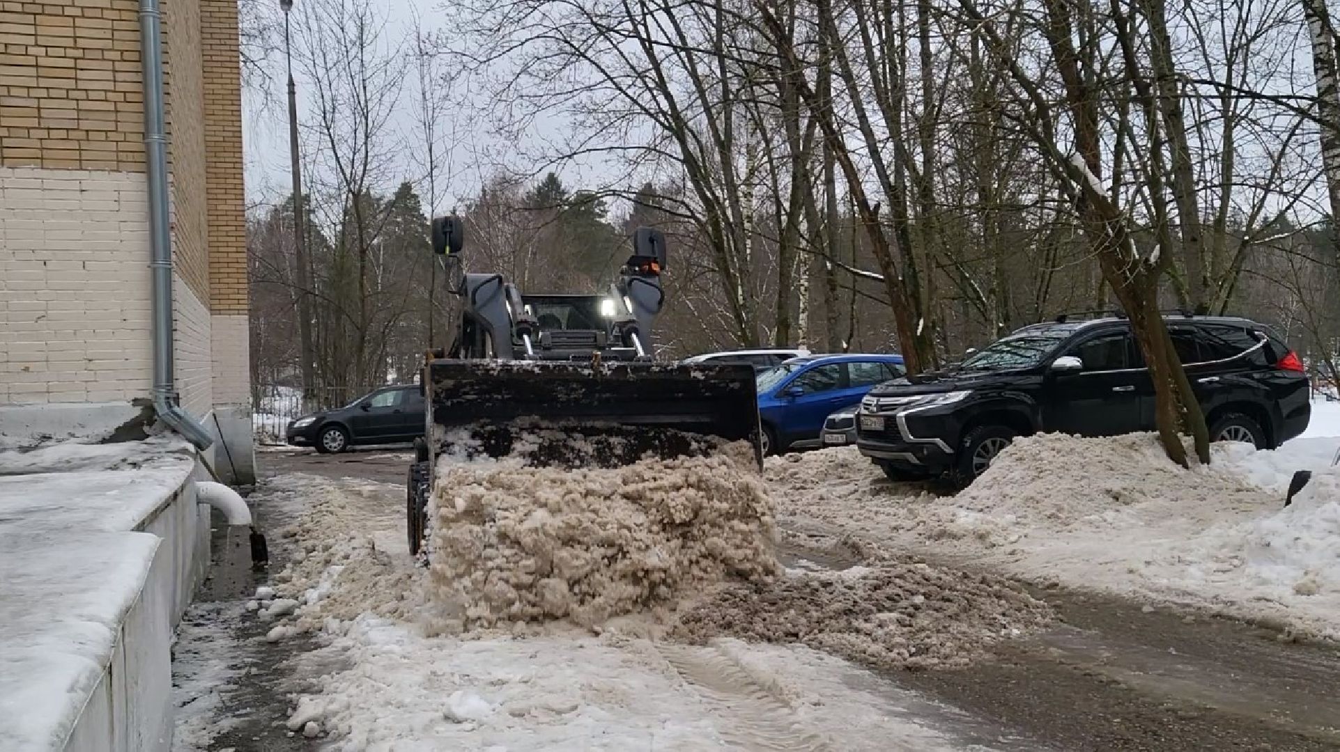 Власиха, Уборка дорог, Вывоз снега,