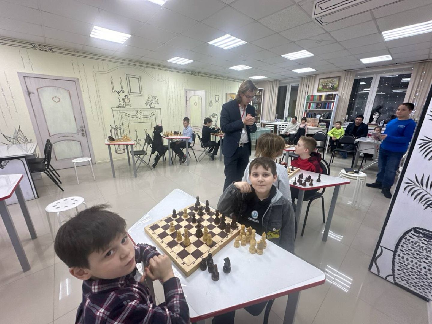 Реутов, шахматы, библиотека, игра, шах и мат,