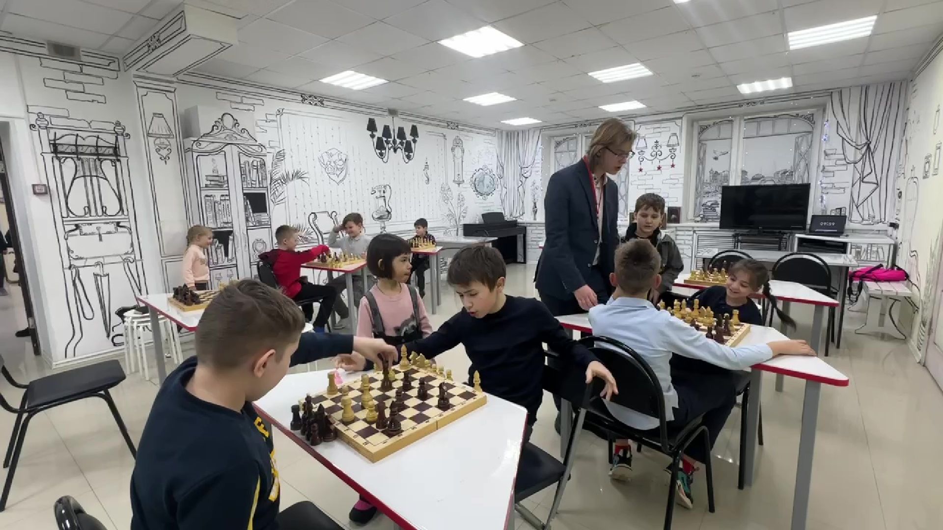 Реутов, шахматы, библиотека, игра, шах и мат,