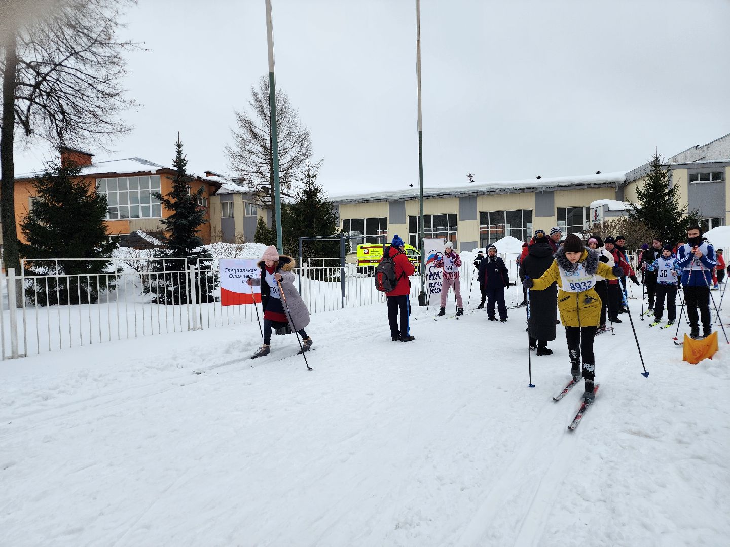 спорт, лыжный забег, щёлково,
