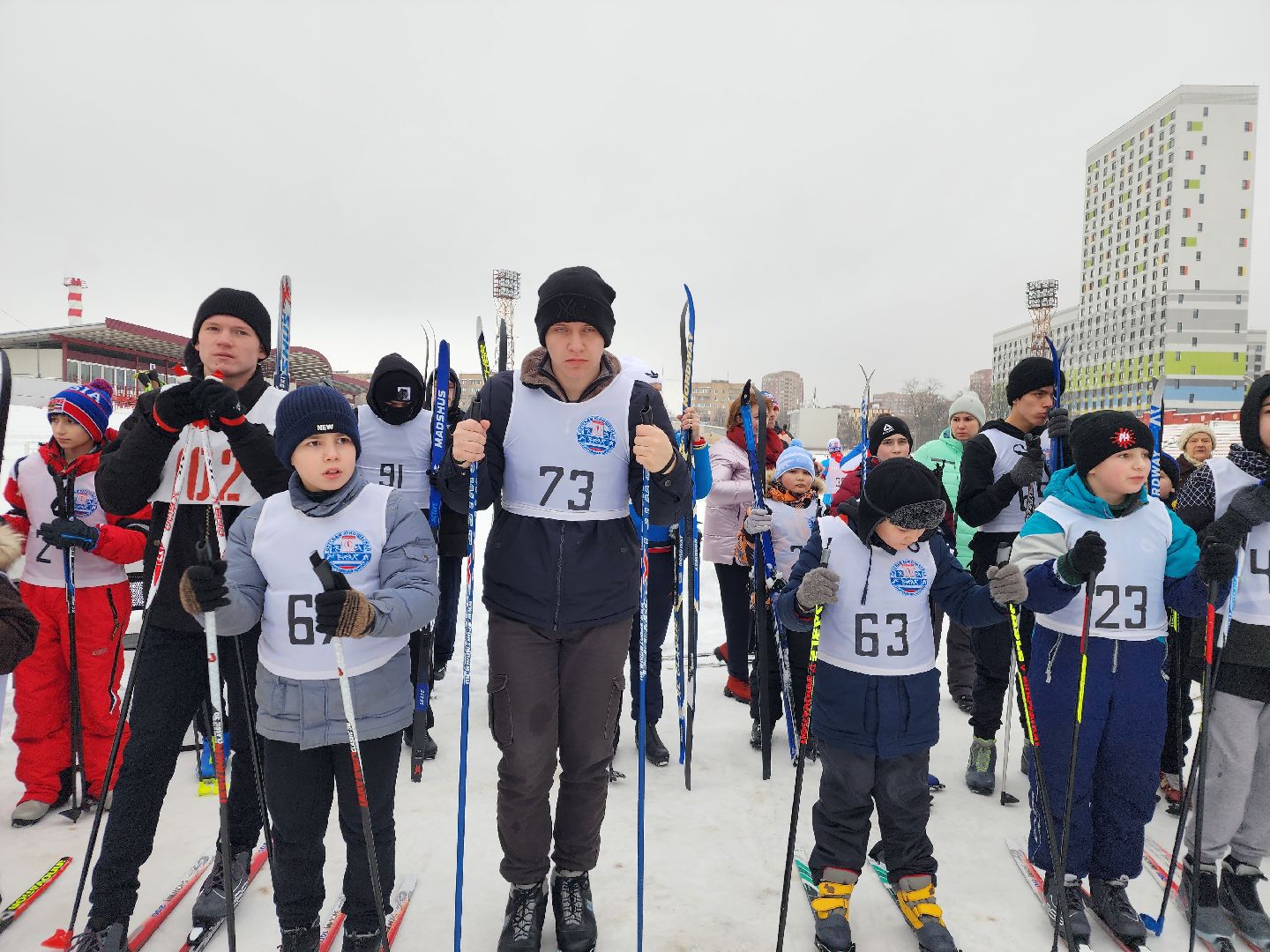 спорт, лыжный забег, щёлково,