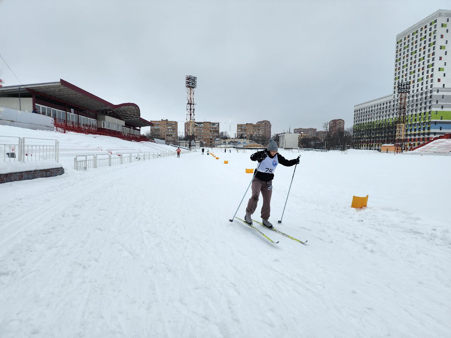 спорт, лыжный забег, щёлково,