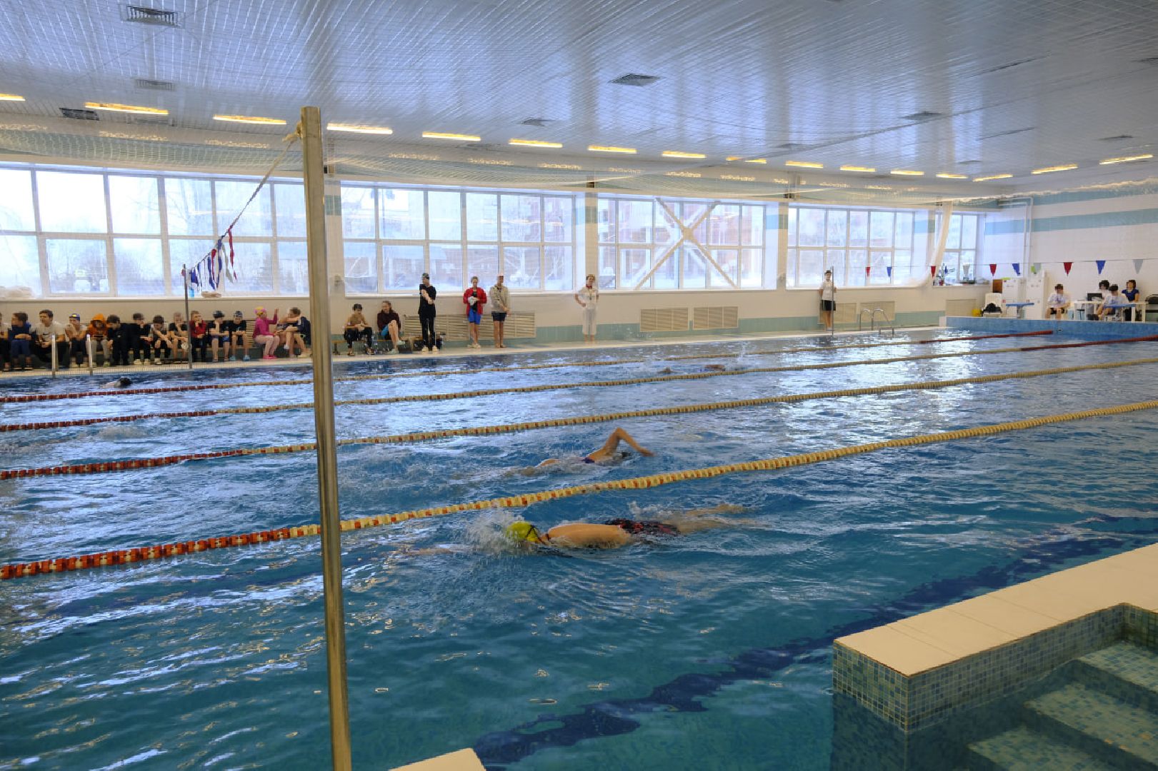 пущино, спорт подмосковья, соревнование, плавание,