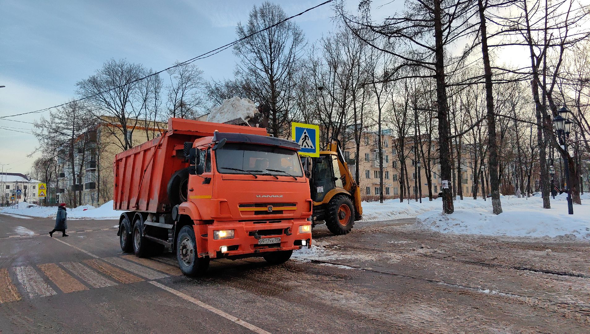 снегопад, непогода, уборка улиц, техника,