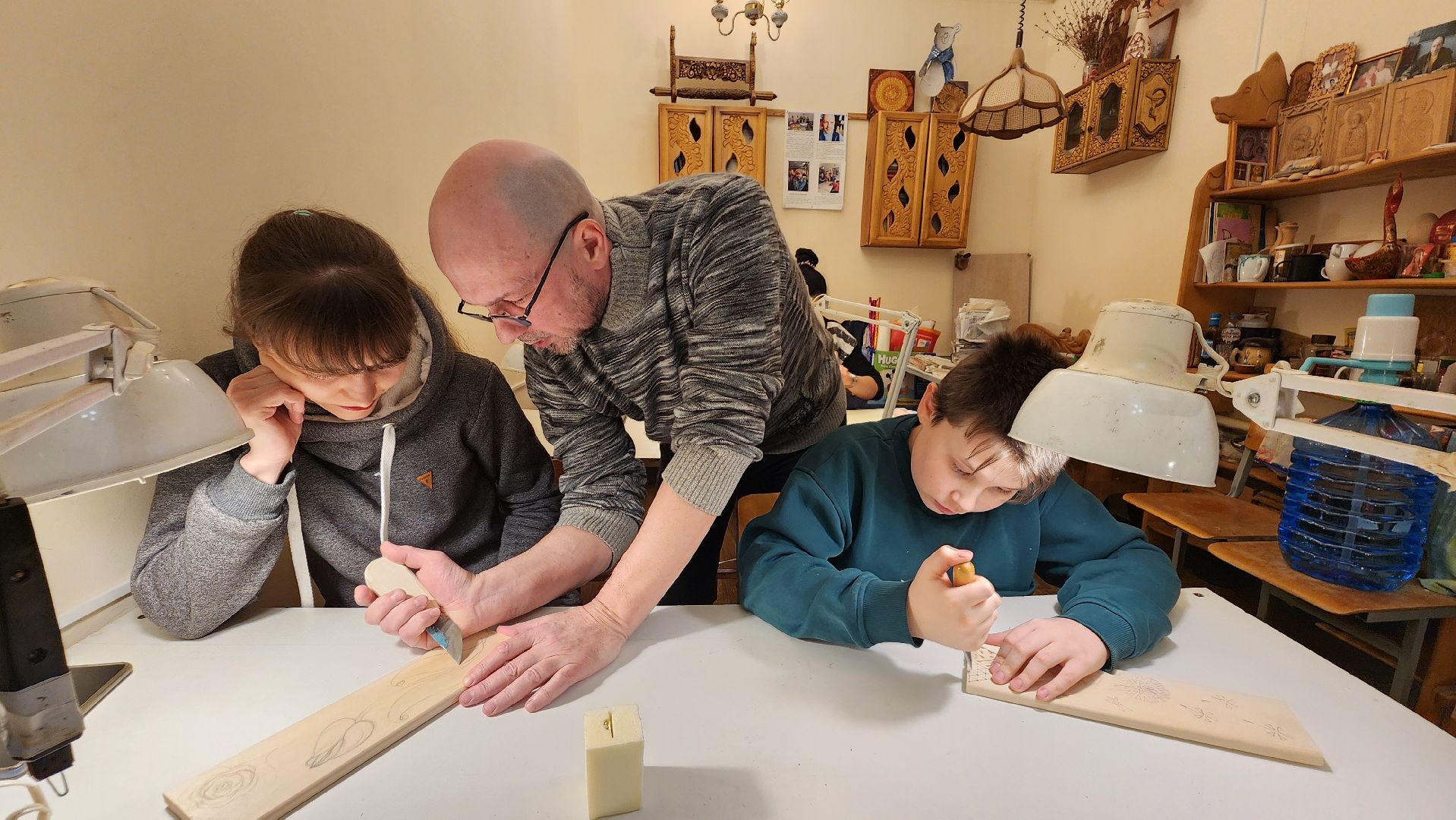 образование, протвино, резьба по дереву, мастер-класс,