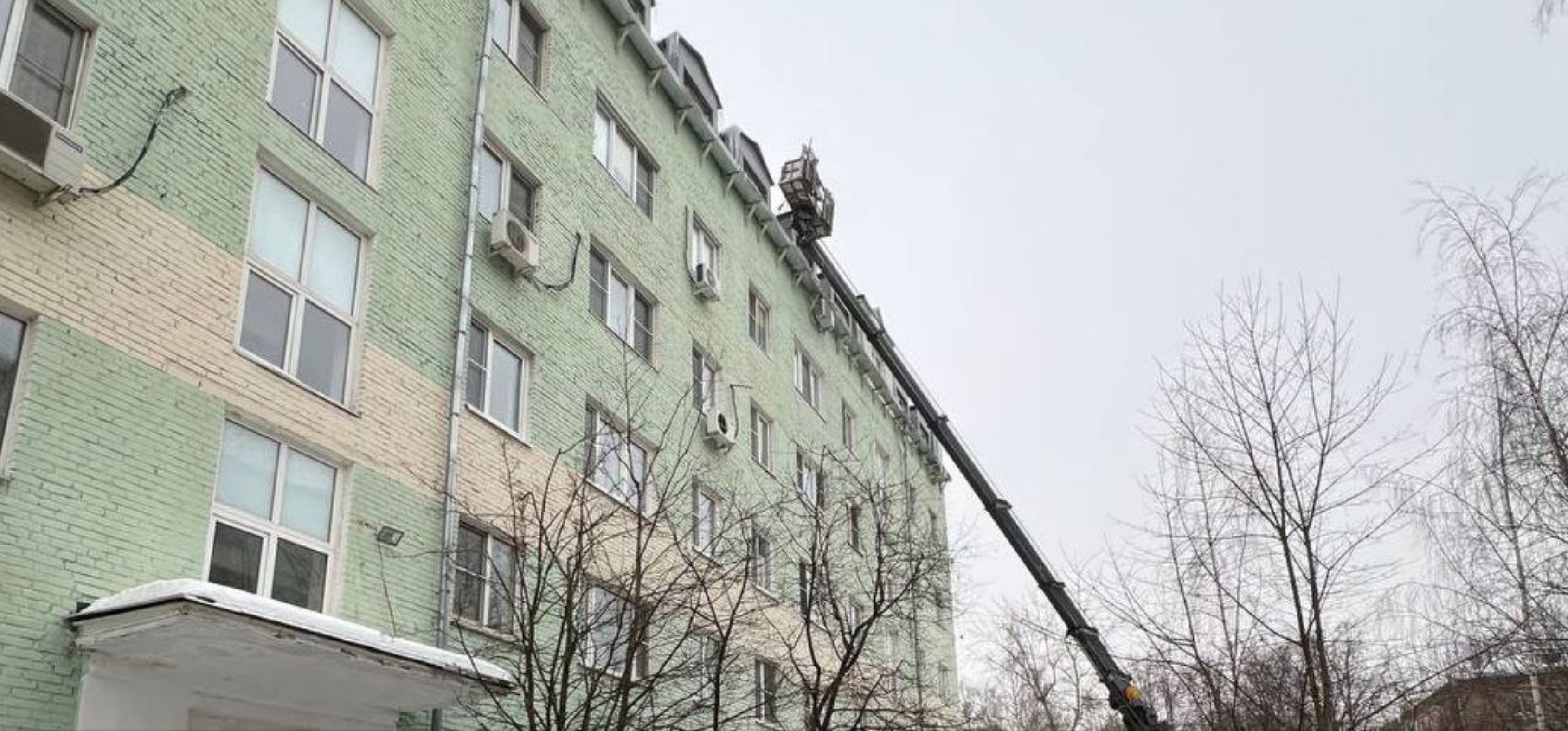 Реутов, ЖКХ, сосульки, снег, наледь, крыша,