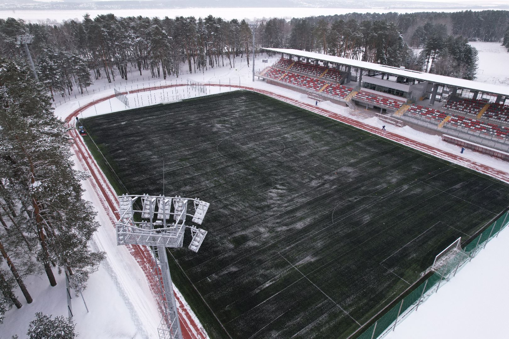 видео с коптера, стадион, спартак,