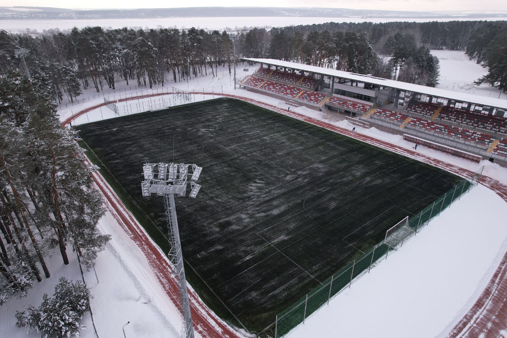 видео с коптера, стадион, спартак,