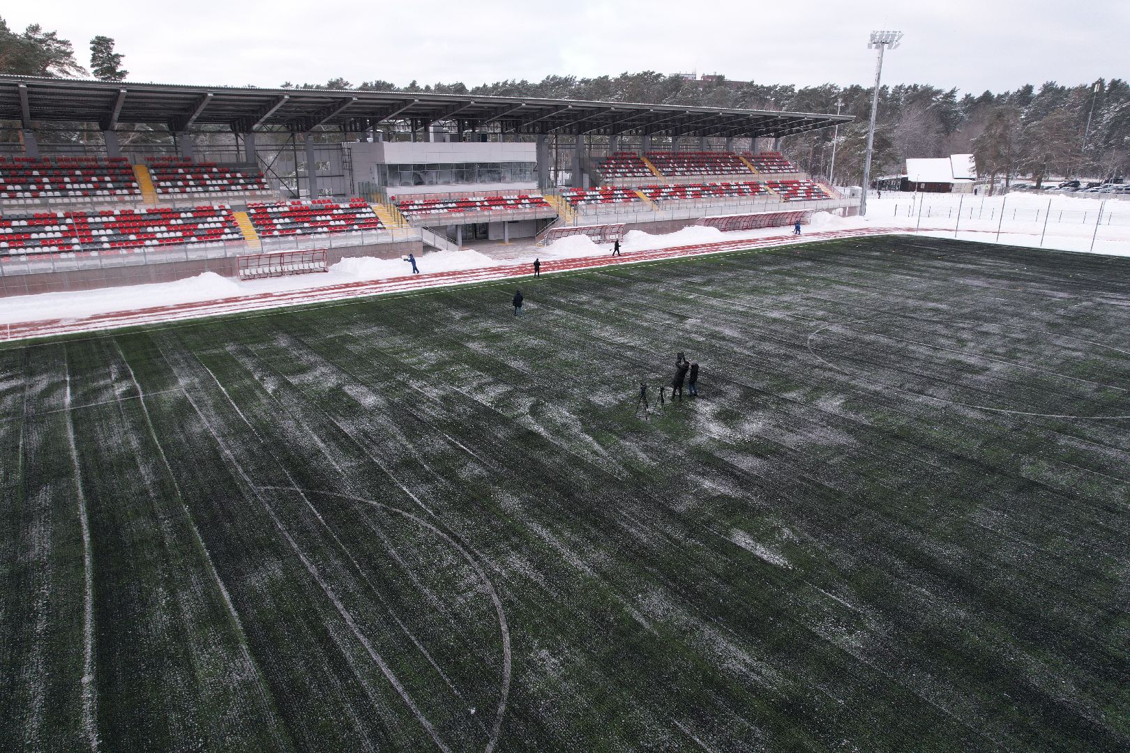 видео с коптера, стадион, спартак,