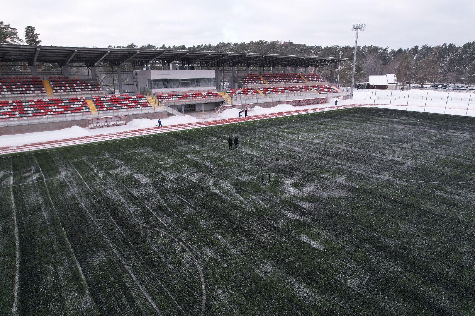 видео с коптера, стадион, спартак,