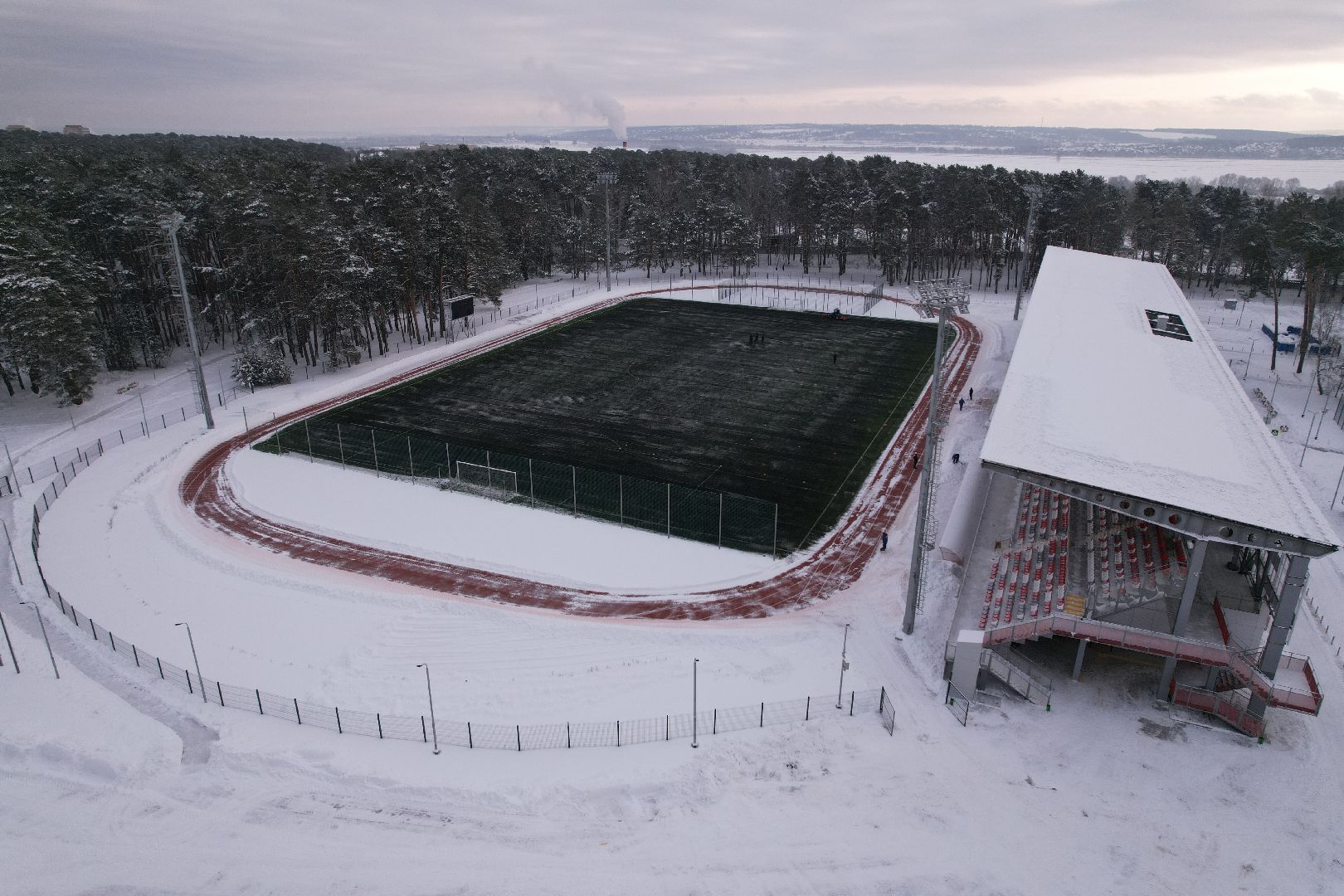 видео с коптера, стадион, спартак,