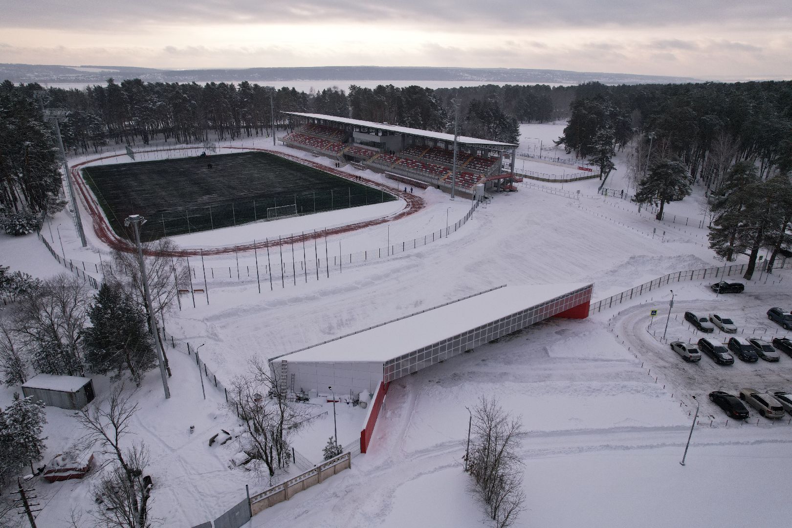 видео с коптера, стадион, спартак,