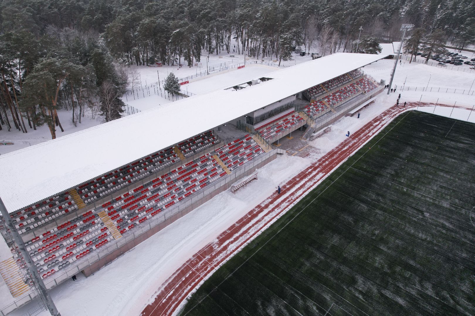 видео с коптера, стадион, спартак,