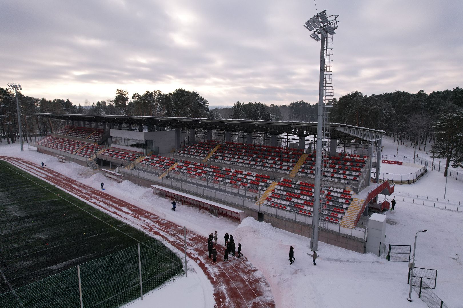видео с коптера, стадион, спартак,