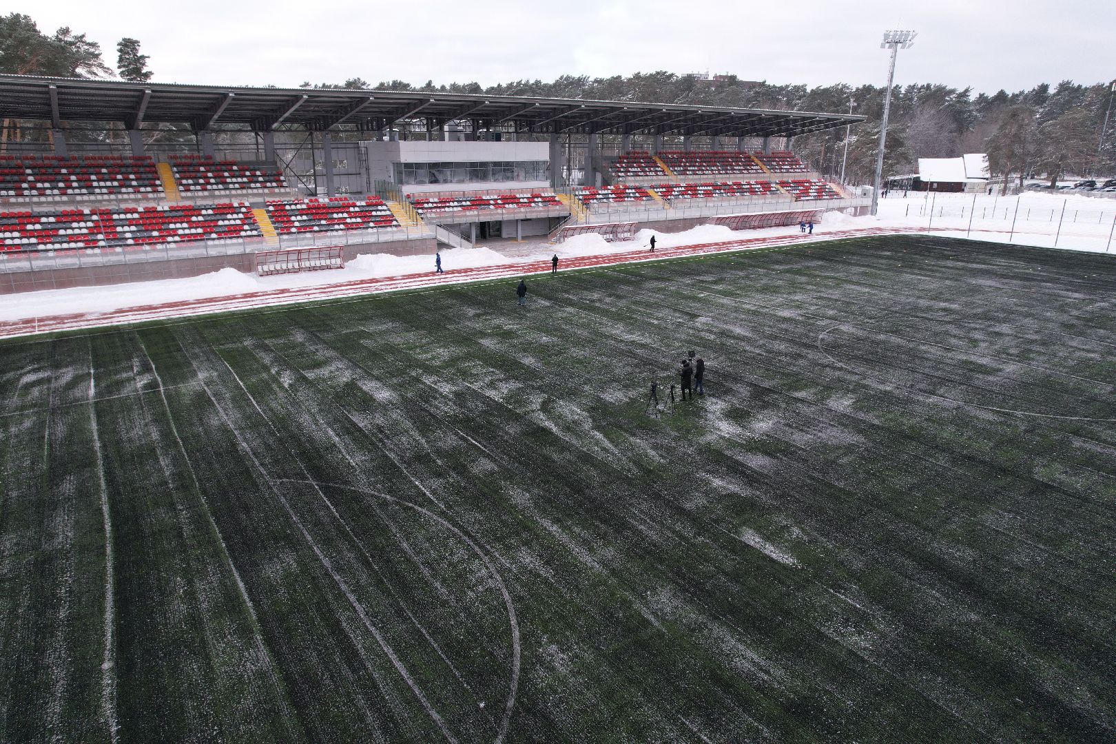 видео с коптера, стадион, спартак,