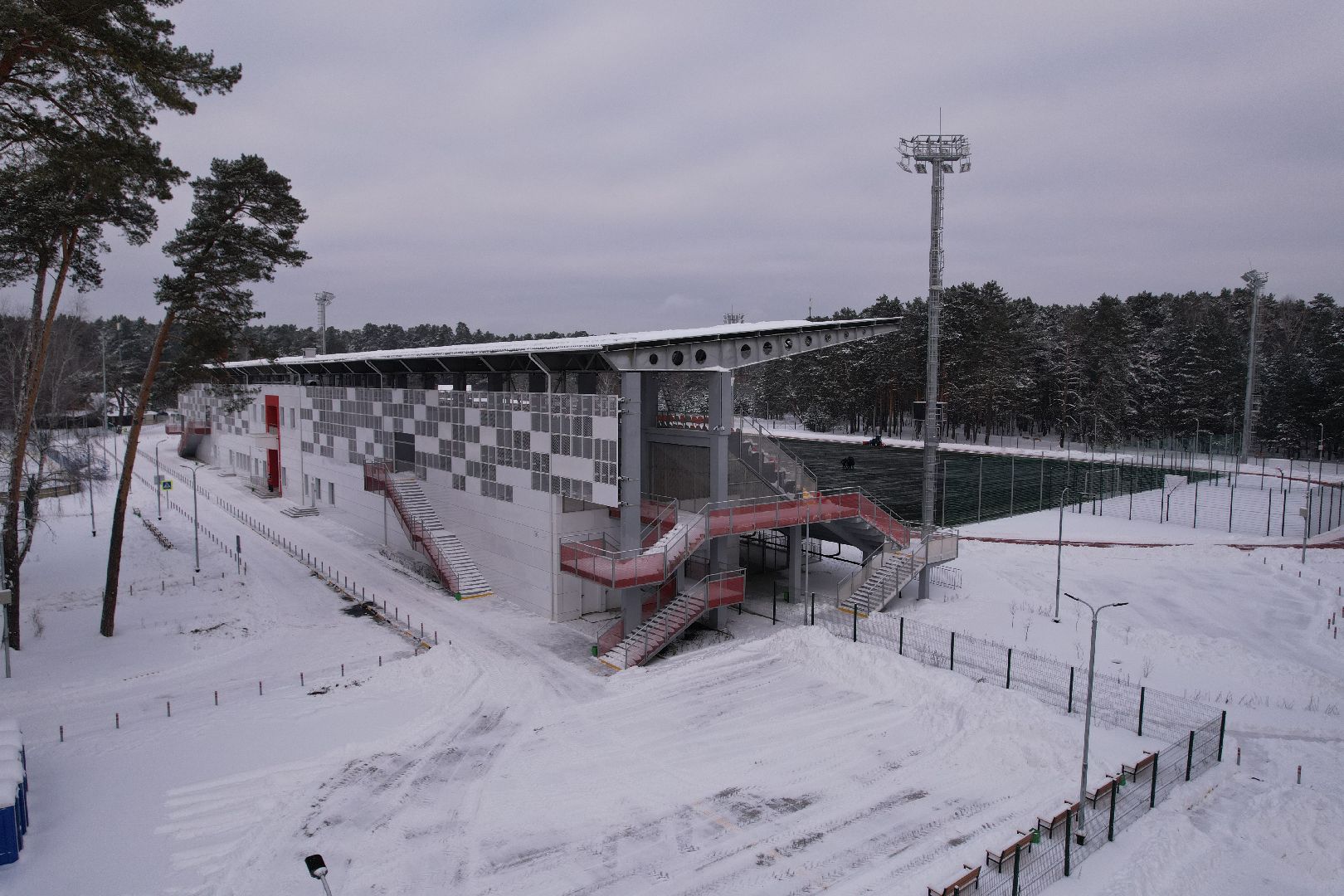 видео с коптера, стадион, спартак,