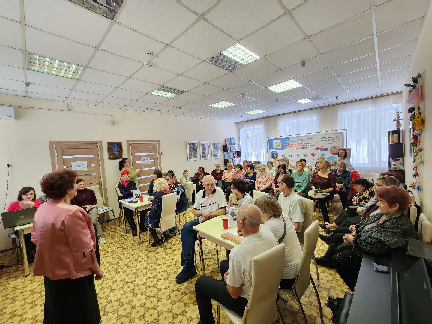 пушкино, турнир, турнир долголетов, социальная площадка, социальное обслуживание,