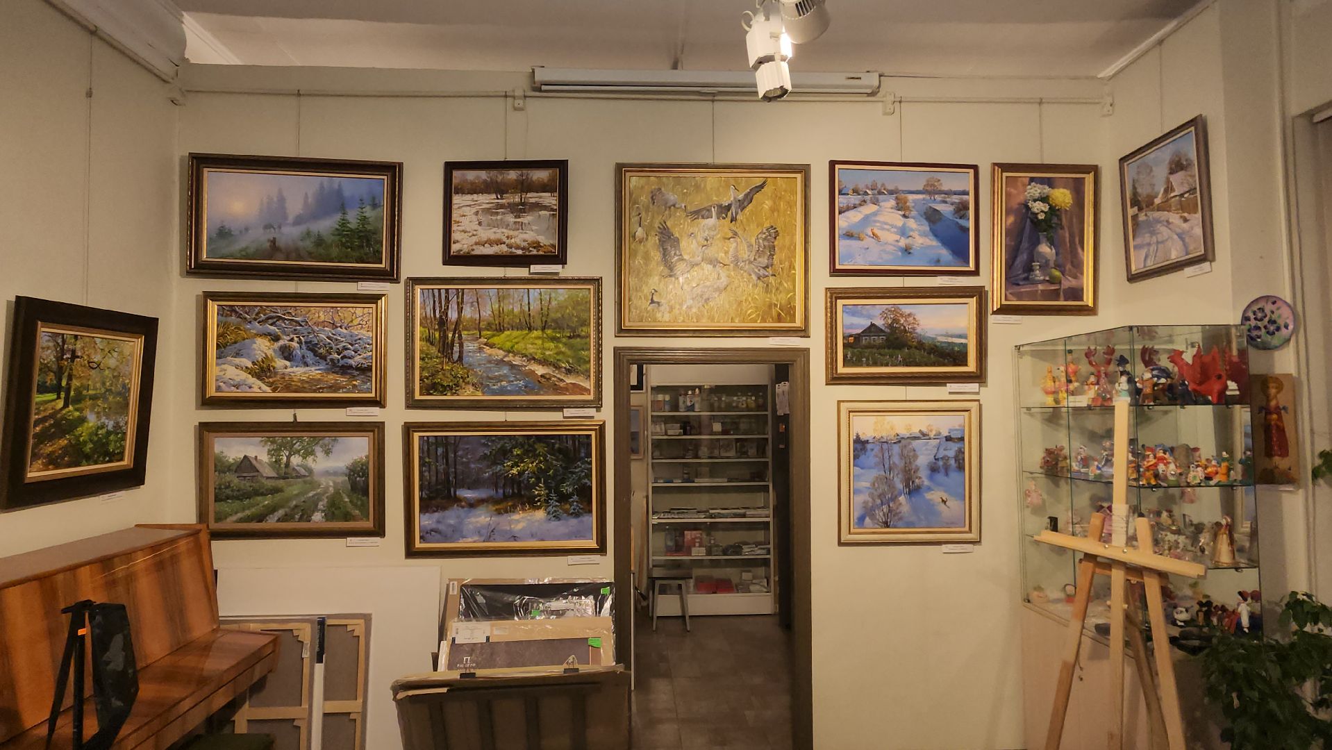 5 дом, галерея, выставка, Дмитрий Левин, Верникова, пейзаж, живопись,