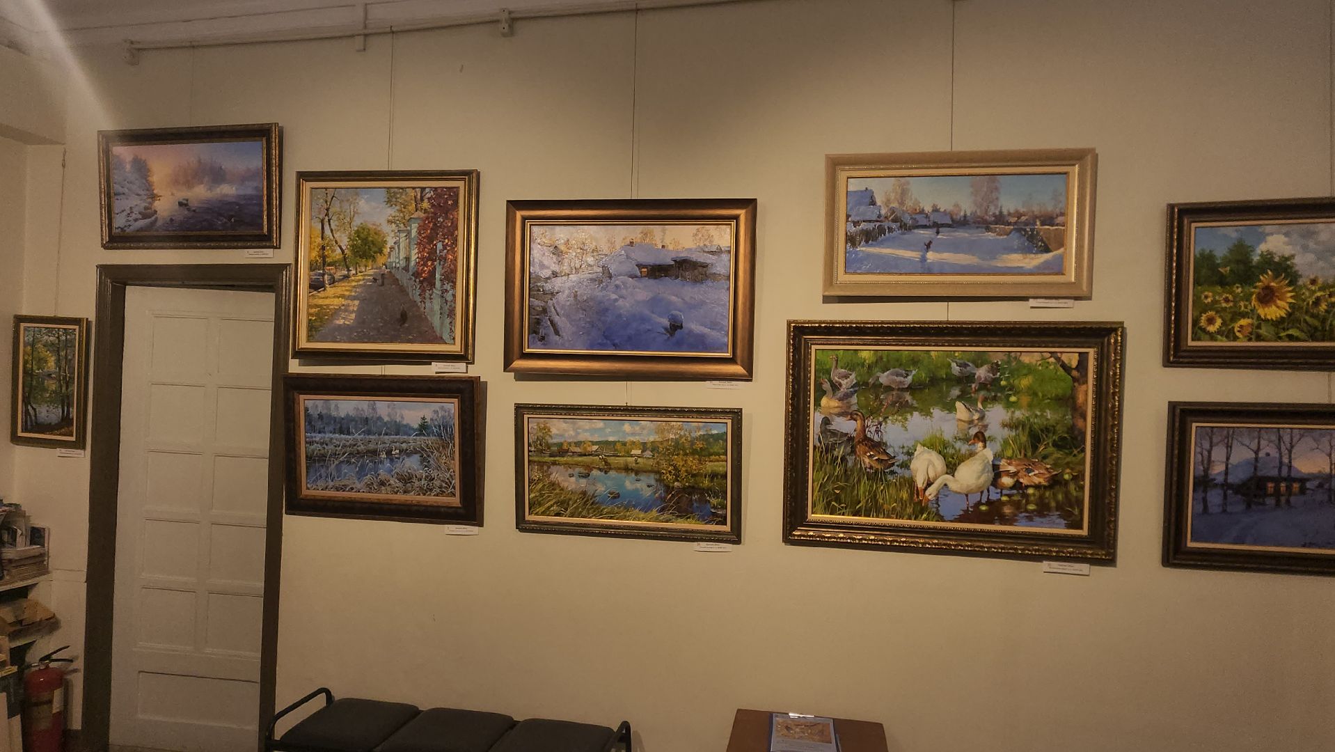 5 дом, галерея, выставка, Дмитрий Левин, Верникова, пейзаж, живопись,