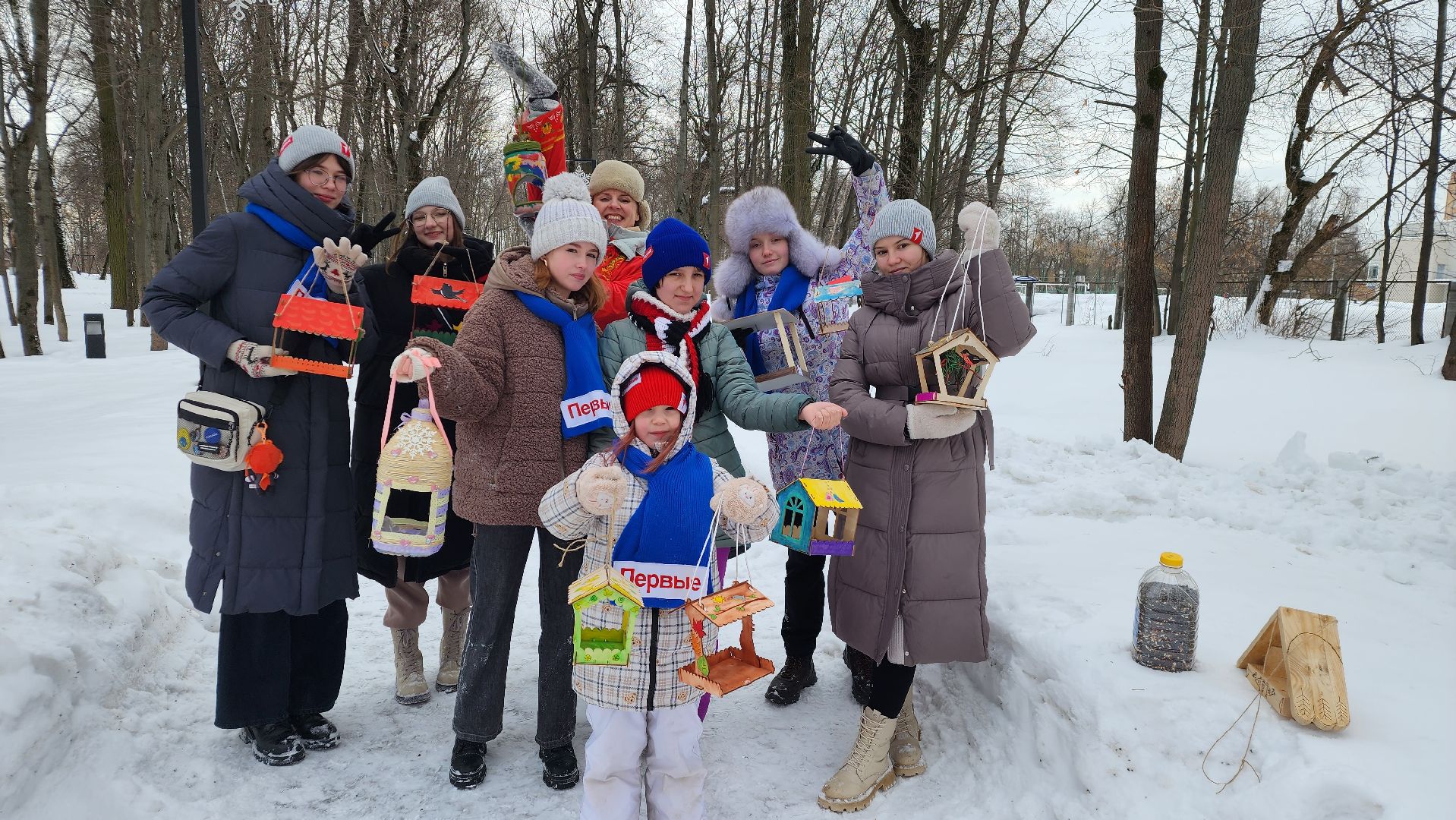 покормите птиц зимой, экологическая акция, Лосино-Петровский,