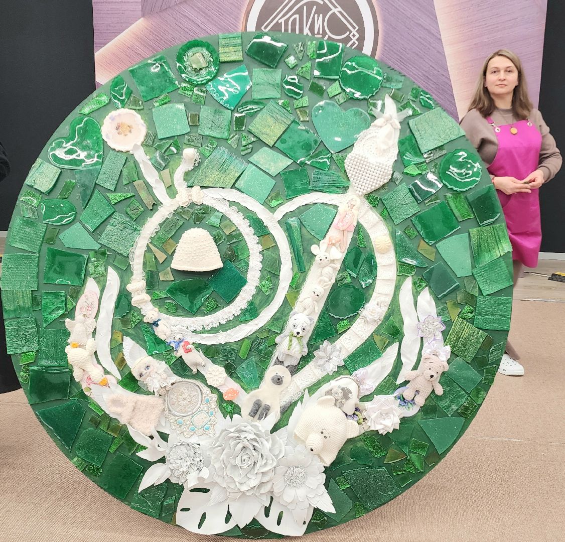 книга рекордов Подмосковья, самая большая брошь, Домодедово, рекорд россии, Рекорд, подмосковье, ручная работа, юбилей, сертификат, ДКиС Мир,