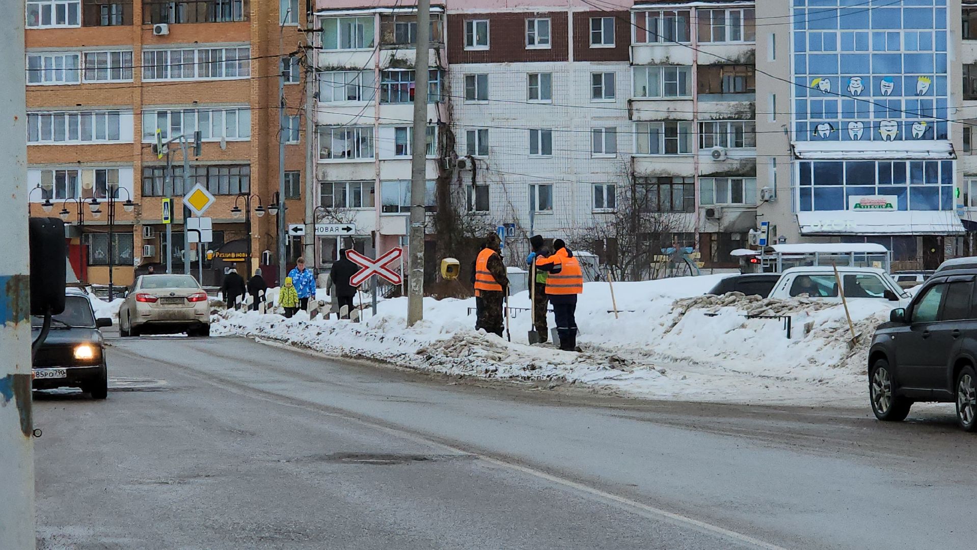 дороги, гололед, серпухов, комбинат благоустройства, дорожные работы,