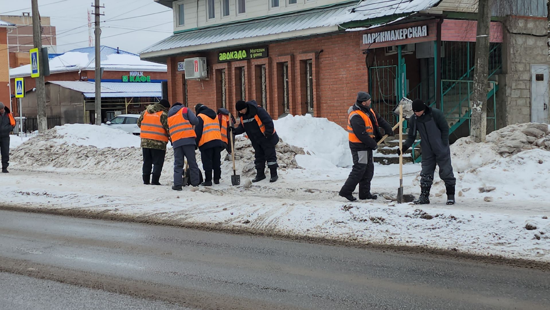 дороги, гололед, серпухов, комбинат благоустройства, дорожные работы,
