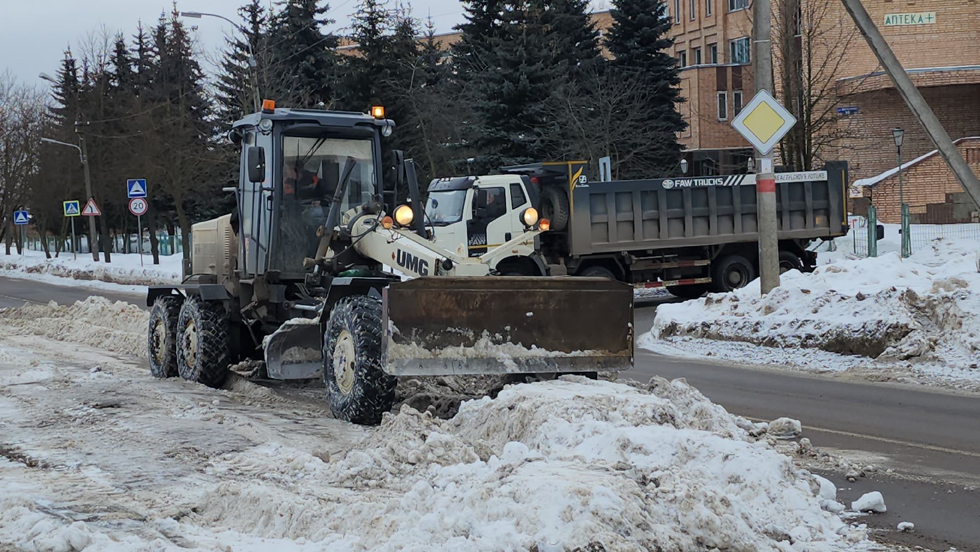 серпухов, комбинат благоустройства, вывоз снега, дороги, жкх,