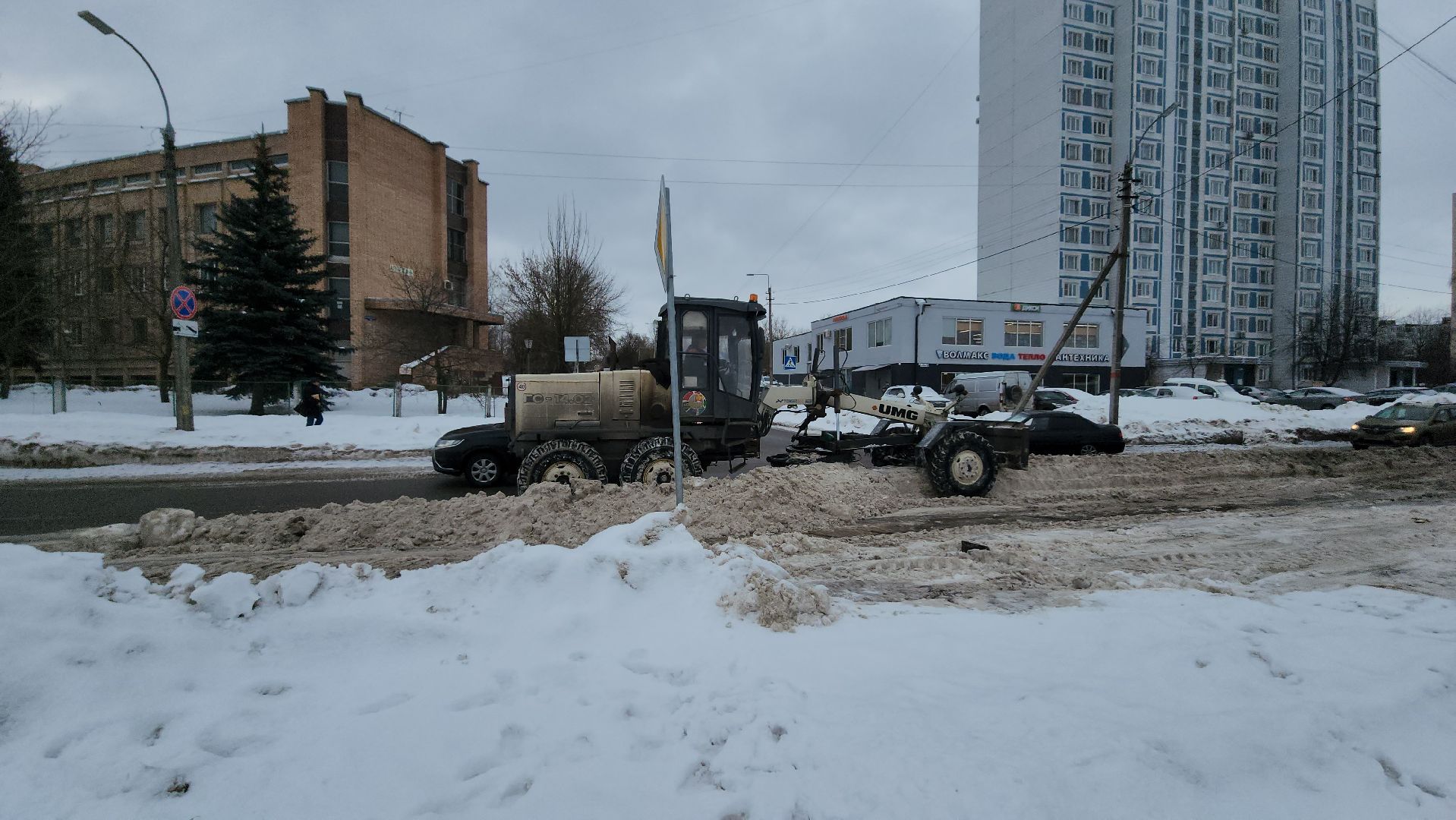 серпухов, комбинат благоустройства, вывоз снега, дороги, жкх,