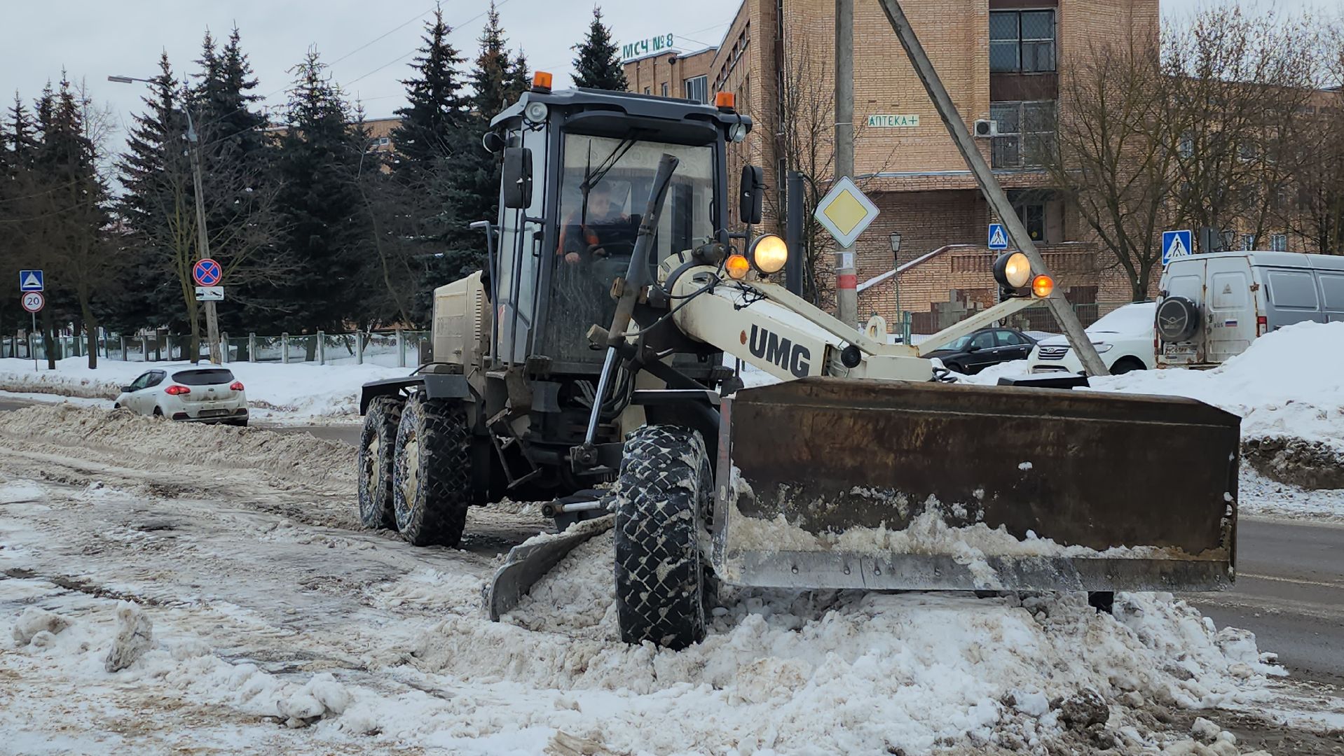 серпухов, комбинат благоустройства, вывоз снега, дороги, жкх,