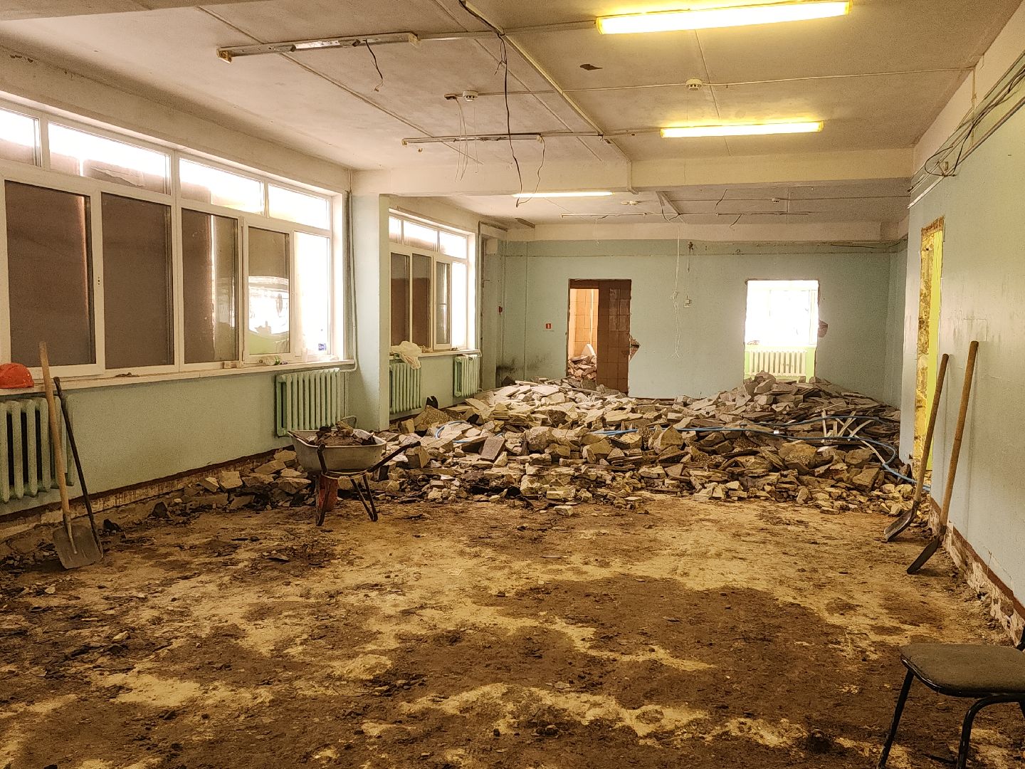 луховицы, школа, капитальный ремонт школы,