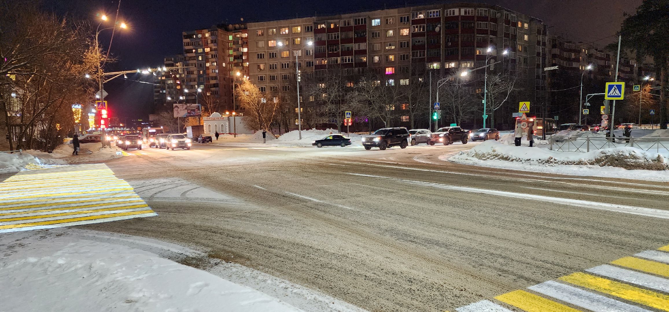 раменское, дороги, безопасность дорожного движения, проекционный пешеходный переход на пересечении улиц Михалевича и Гурьева,