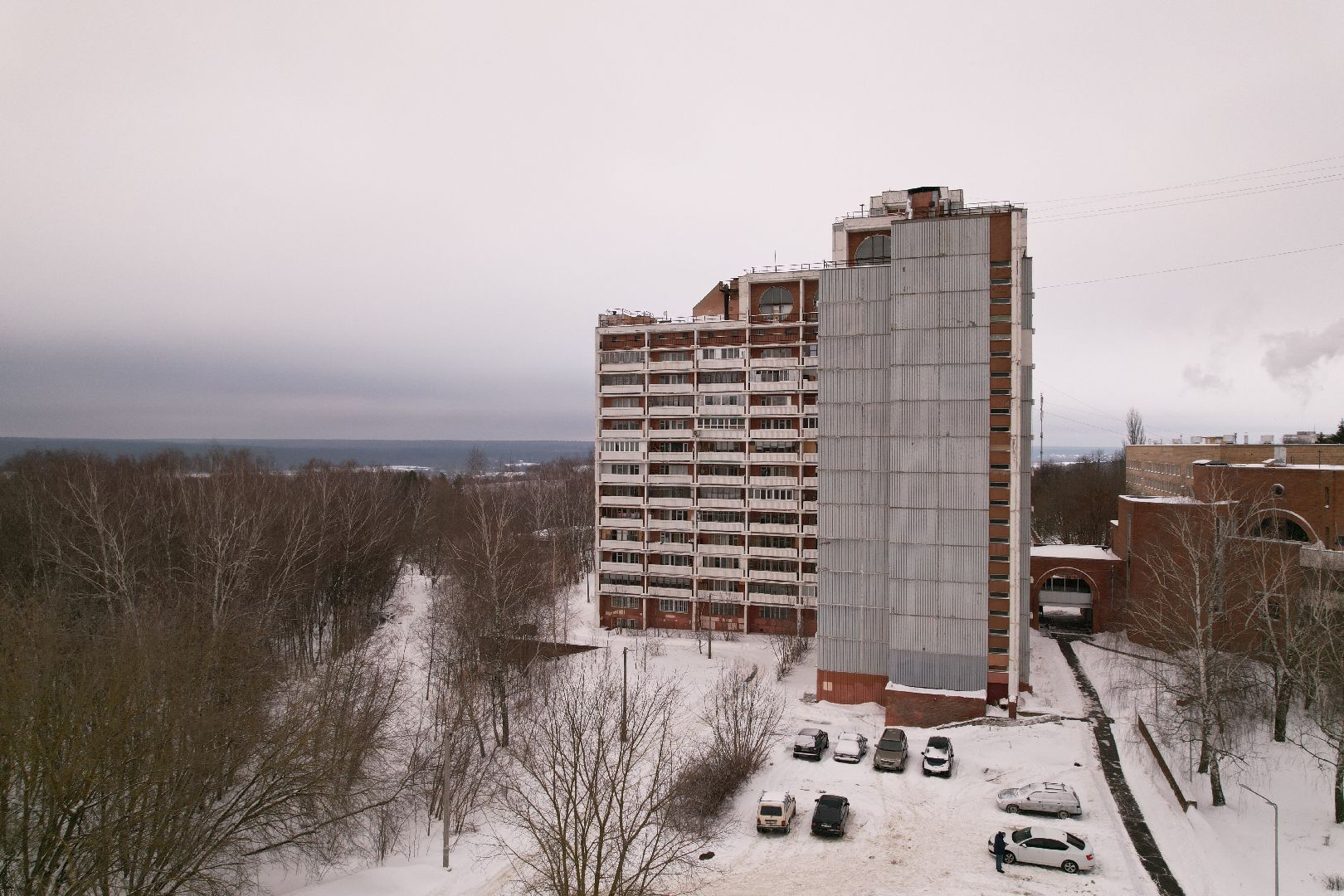 видео с коптера, дом, пущино,
