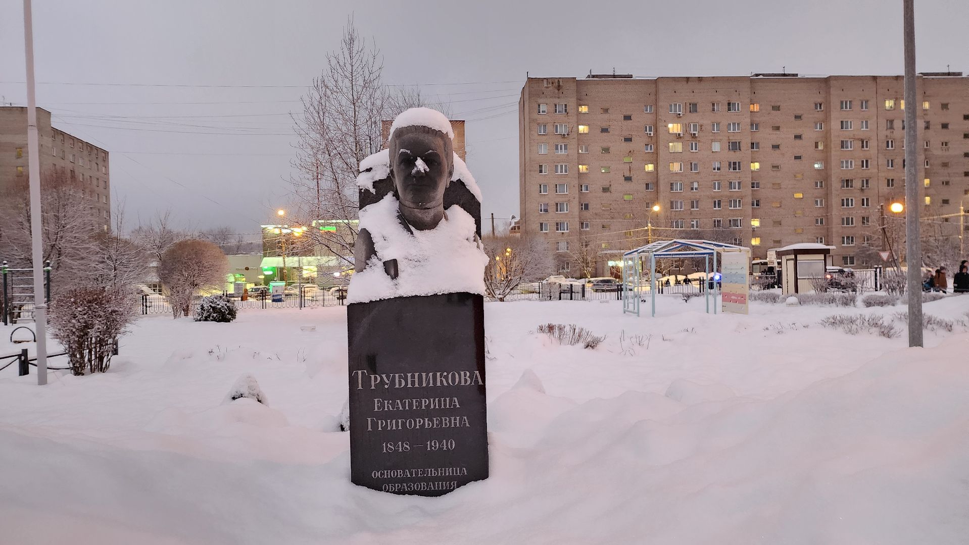 Подмосковье, Городской округ Пушкинский, Ивантеевка, Циклон Ольга, Снегопад, Погода,
