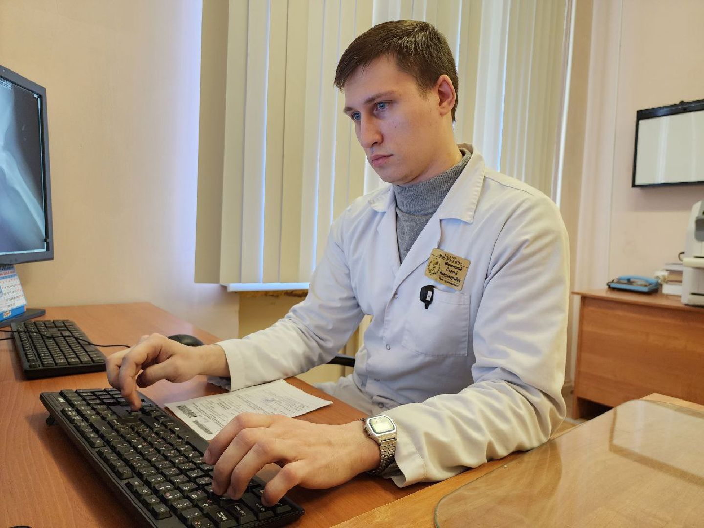 можайск, можайский городской округ, подмосковье, больница, рентген-кабинет, рентген-аппарат, новое оборудование, губернатор, нацпроект, программа губернатора,