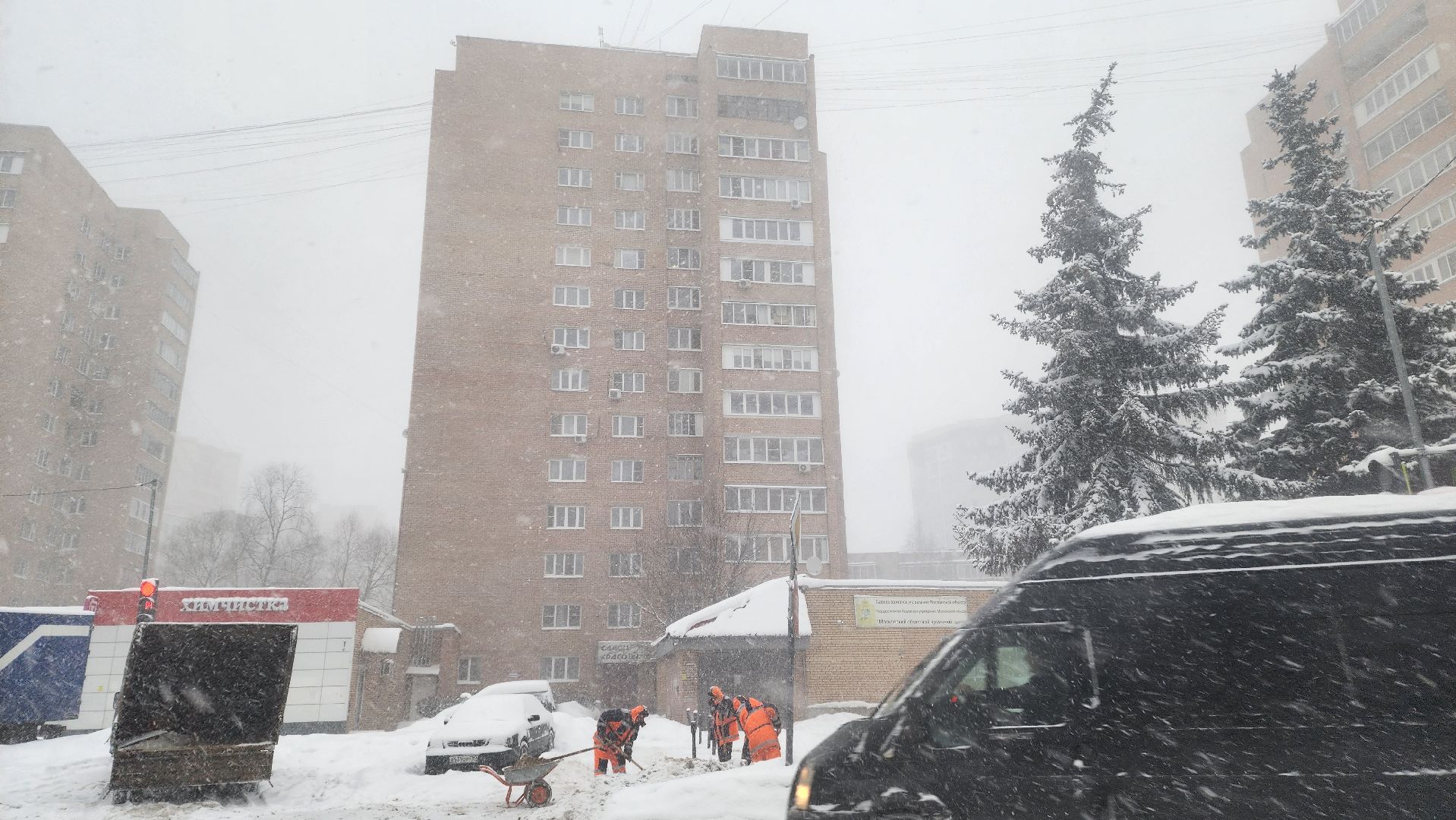 Подмосковье, Городской округ Пушкинский, Ивантеевка, Погода, циклон ольга, городское хозяйство ивантеевка,