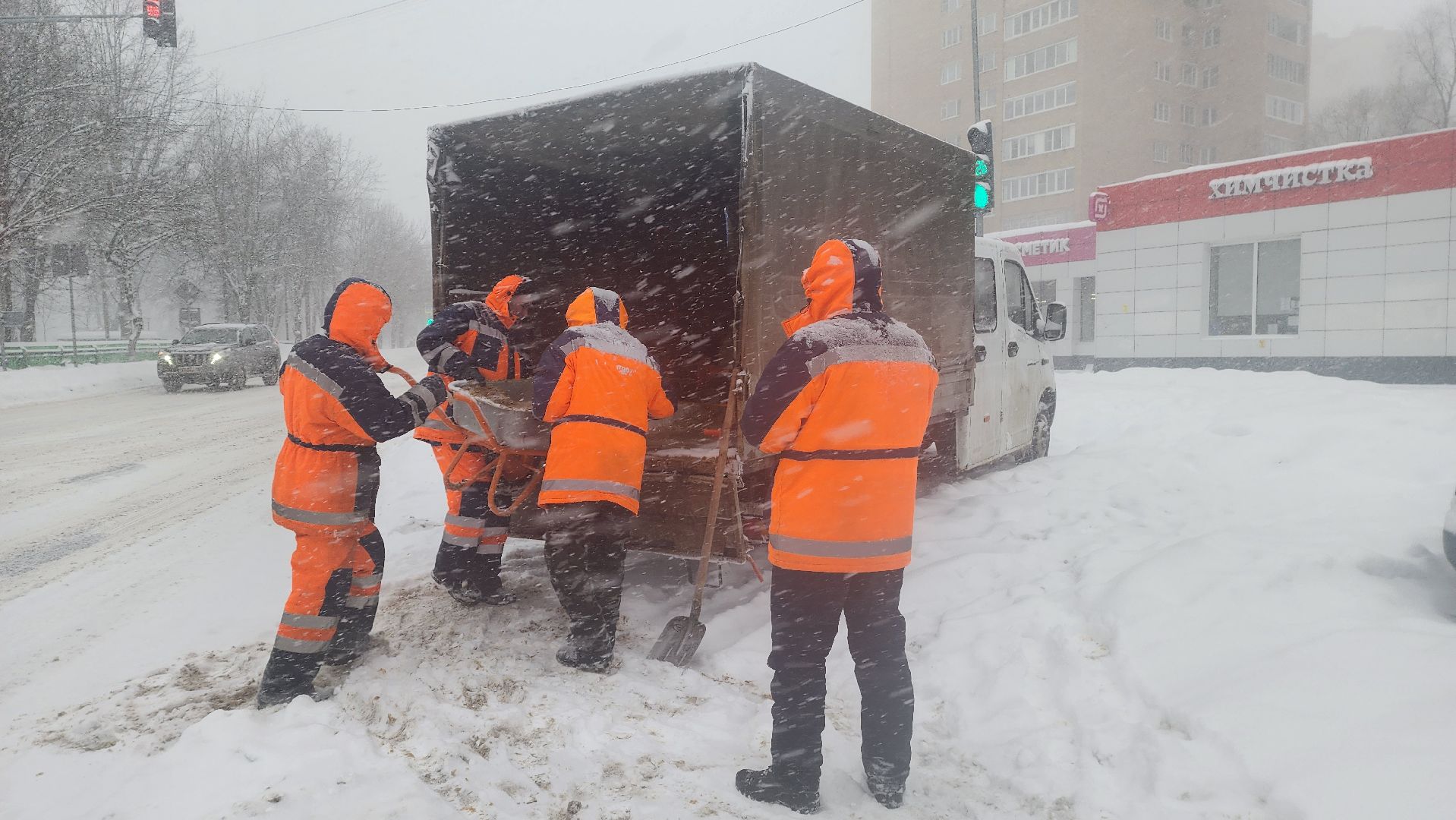 Подмосковье, Городской округ Пушкинский, Ивантеевка, Погода, циклон ольга, городское хозяйство ивантеевка,