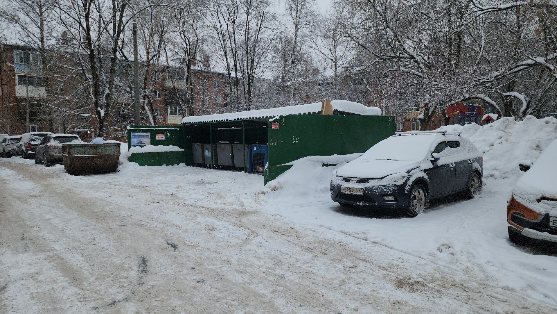 парковка, ограничение, контейнерная площадка, ЭкоЛайн Воскресенск, знаки,