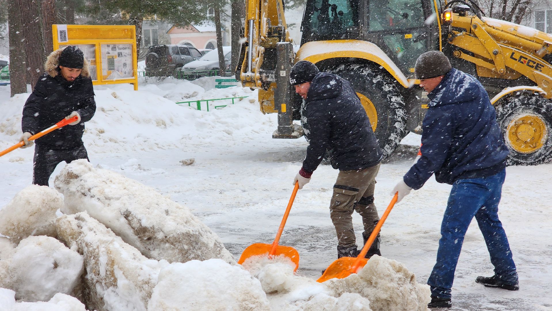 снег, протвино, благоустройство, комбинат благоустройства, циклон ольга,