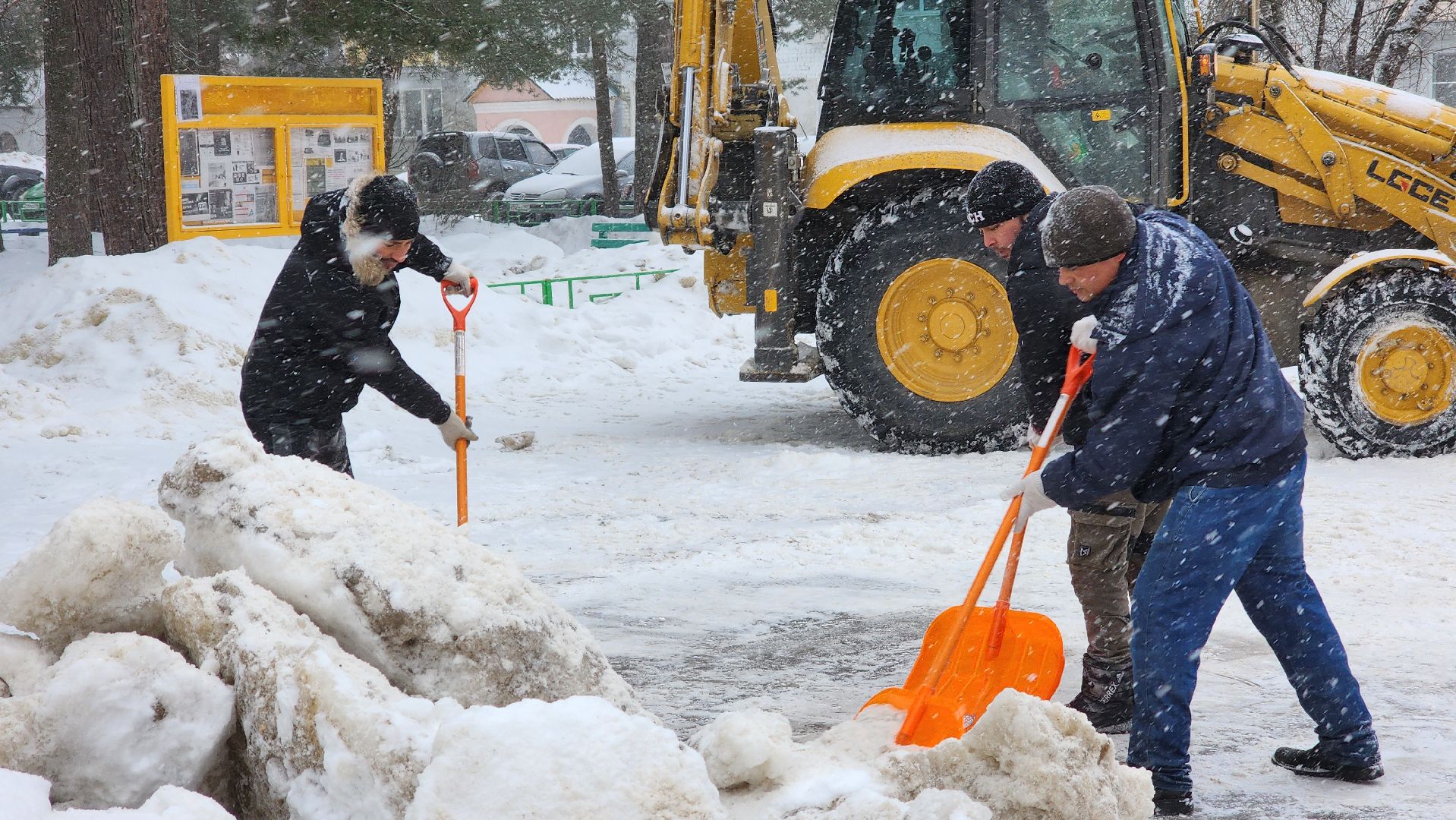 снег, протвино, благоустройство, комбинат благоустройства, циклон ольга,