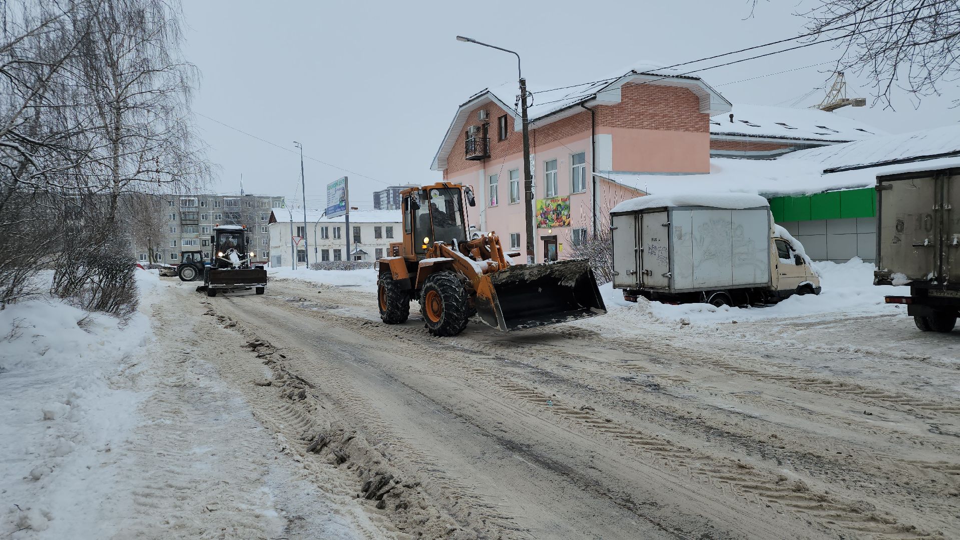 коммунальные службы, уборка снега, циклон, Старая Купавна, Богородский городской округ,