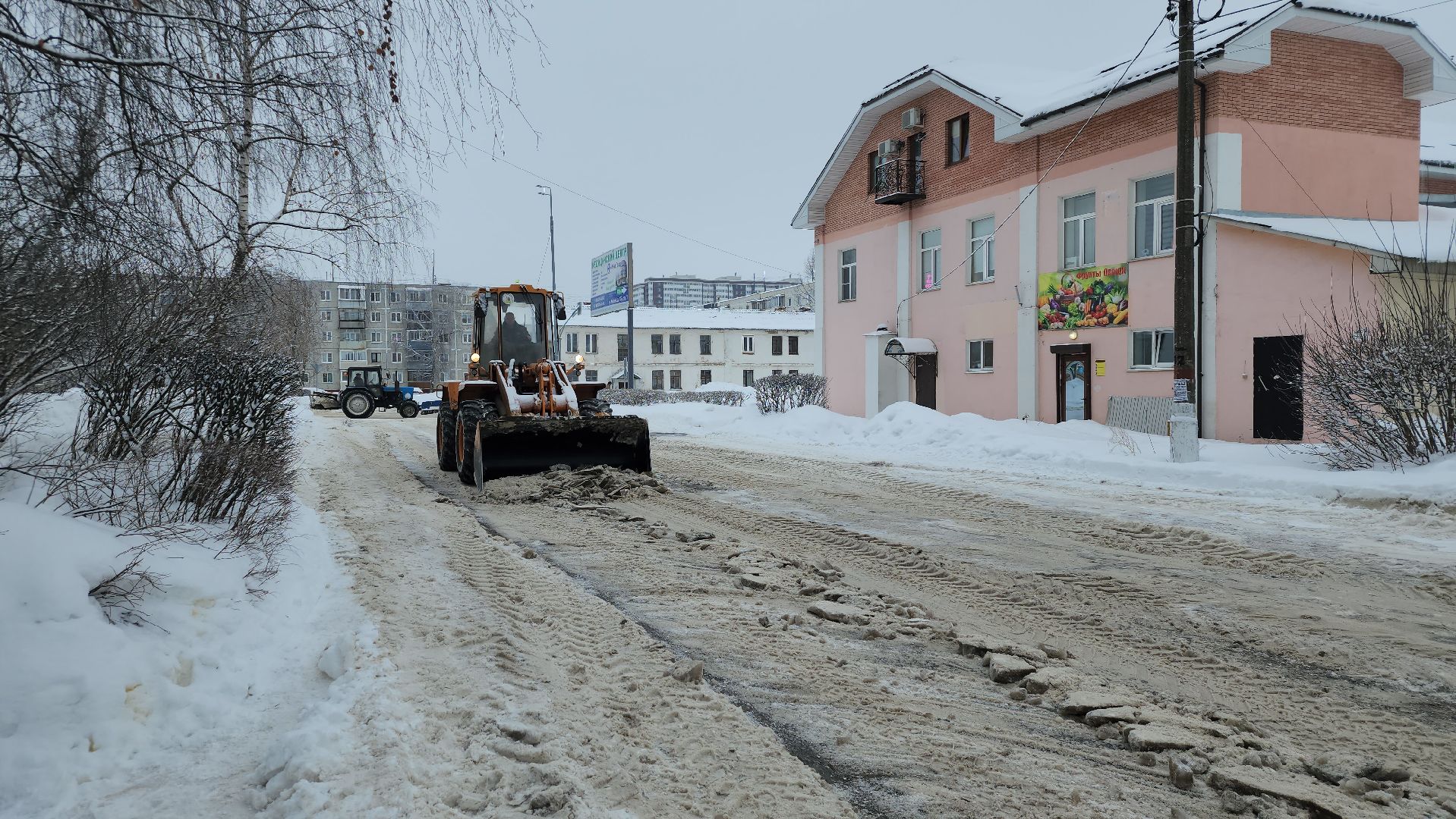 коммунальные службы, уборка снега, циклон, Старая Купавна, Богородский городской округ,
